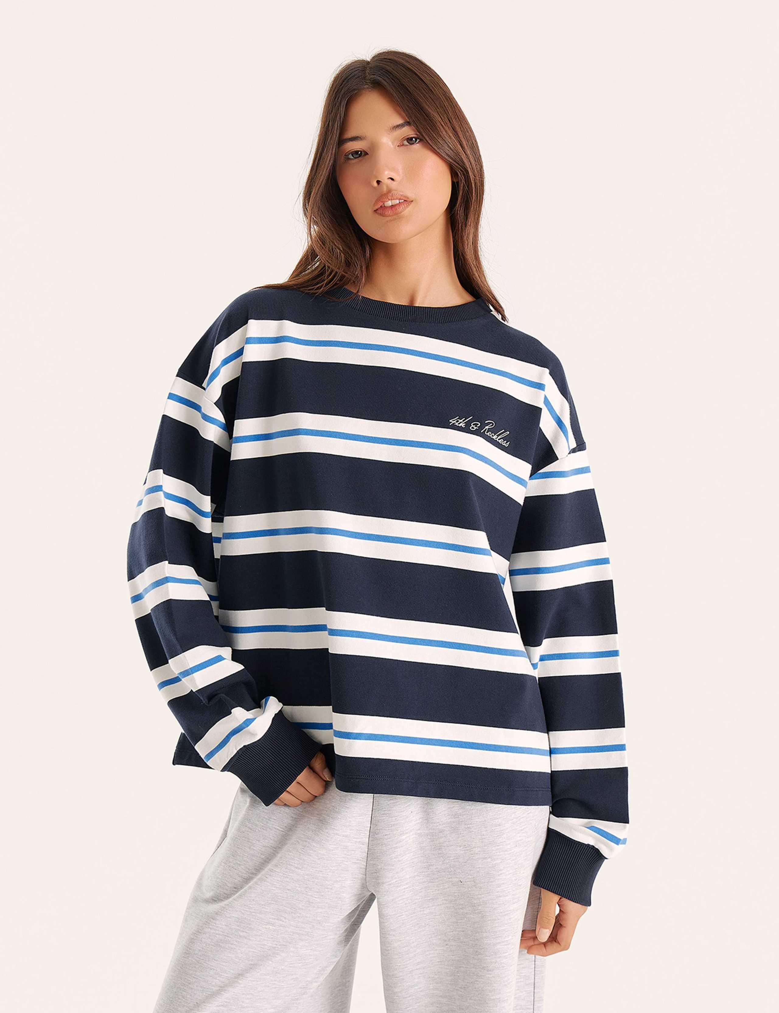 Pure Cotton Striped Top 1 of 5