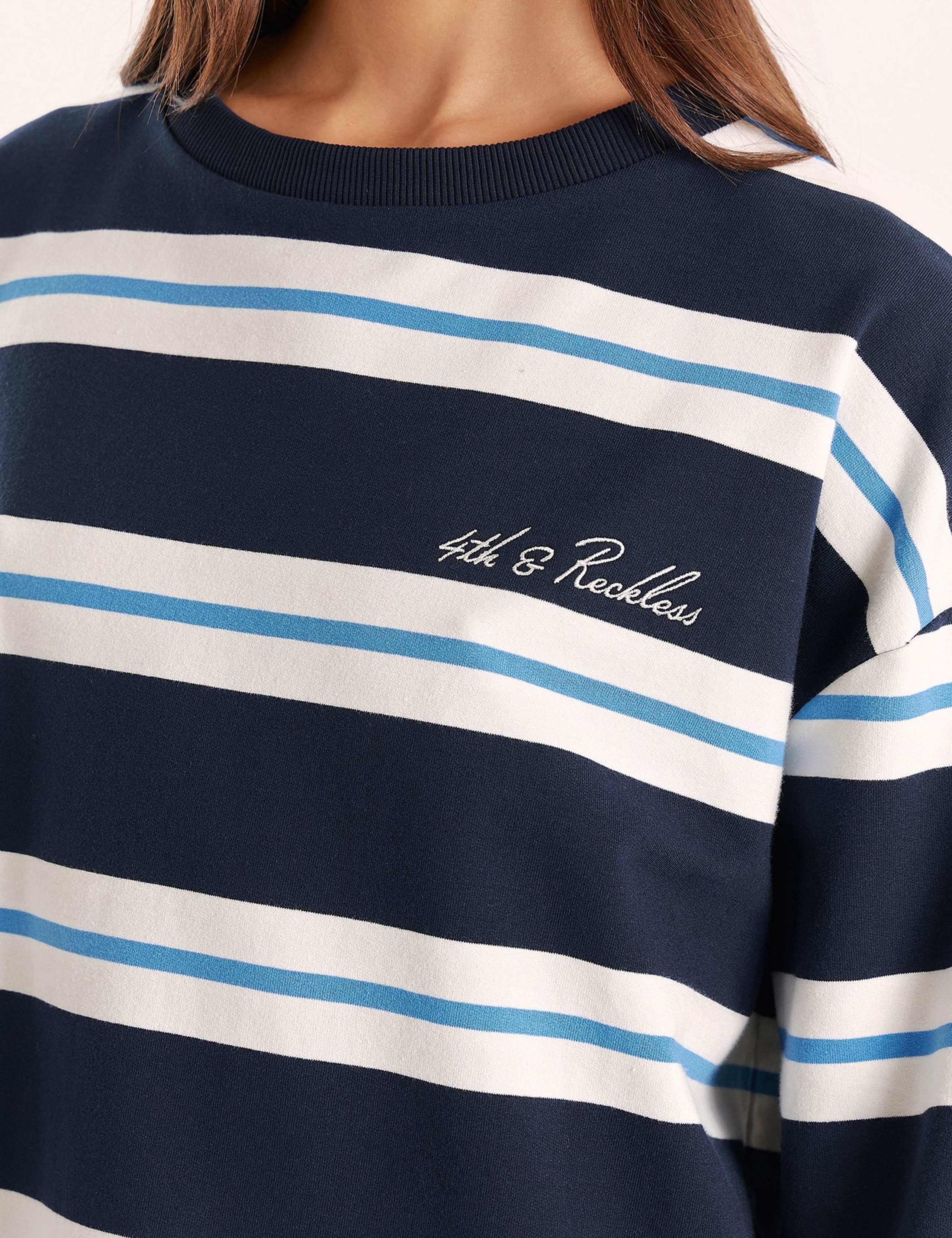 Pure Cotton Shayla Striped Top 5 of 5