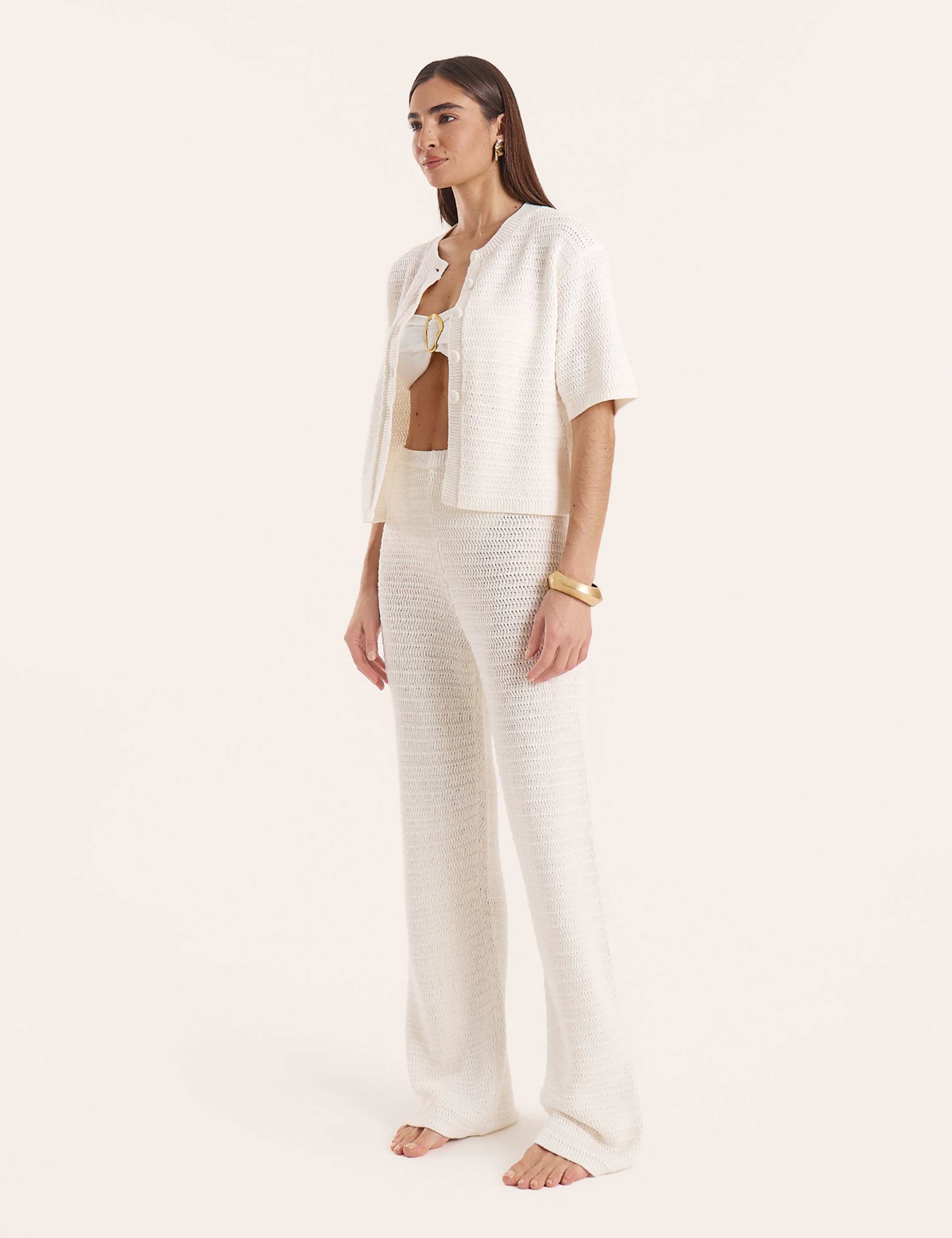 Cotton Rich Elasticated Waist Trousers 3 of 5