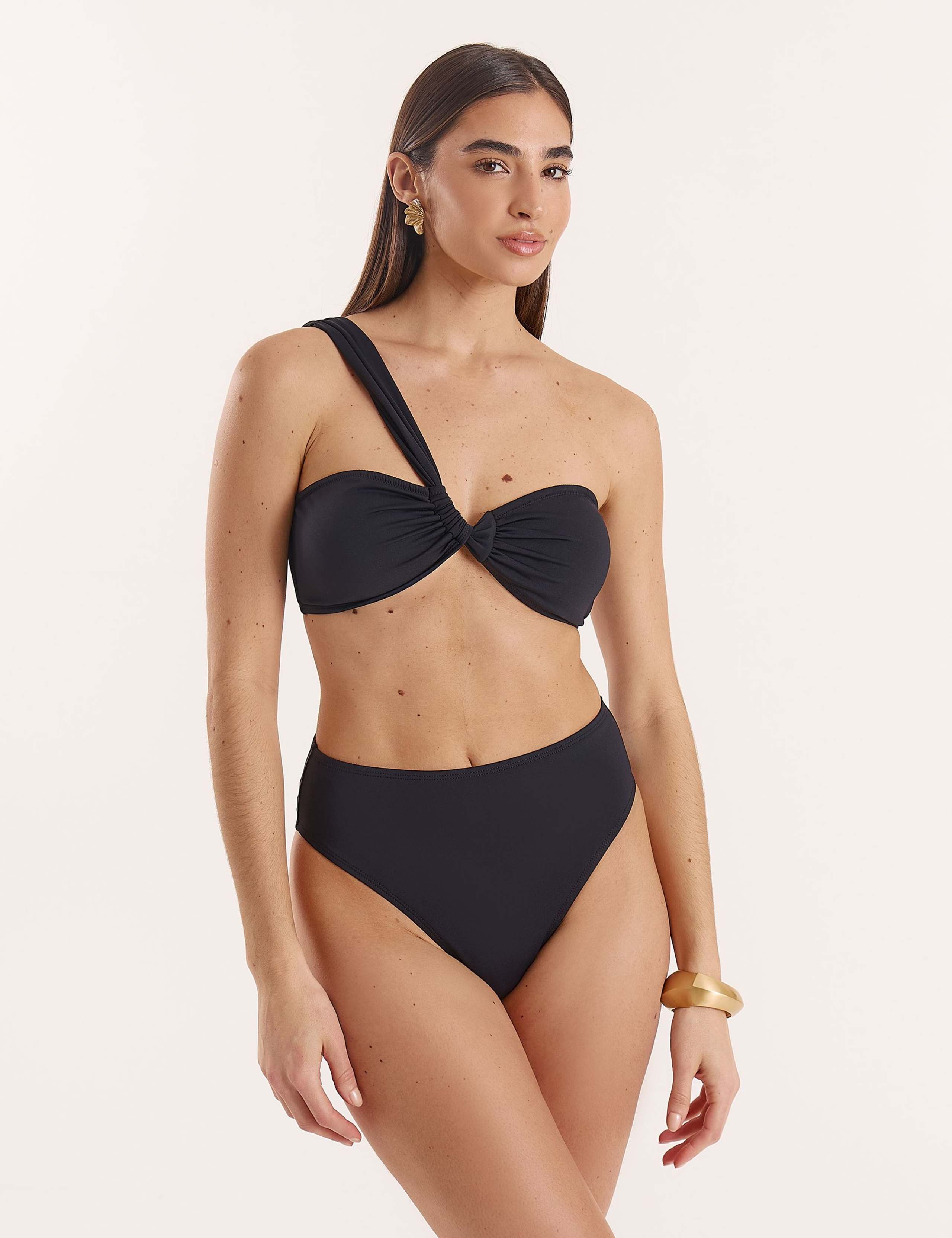 Mollie High Leg Bikini Bottoms 1 of 4