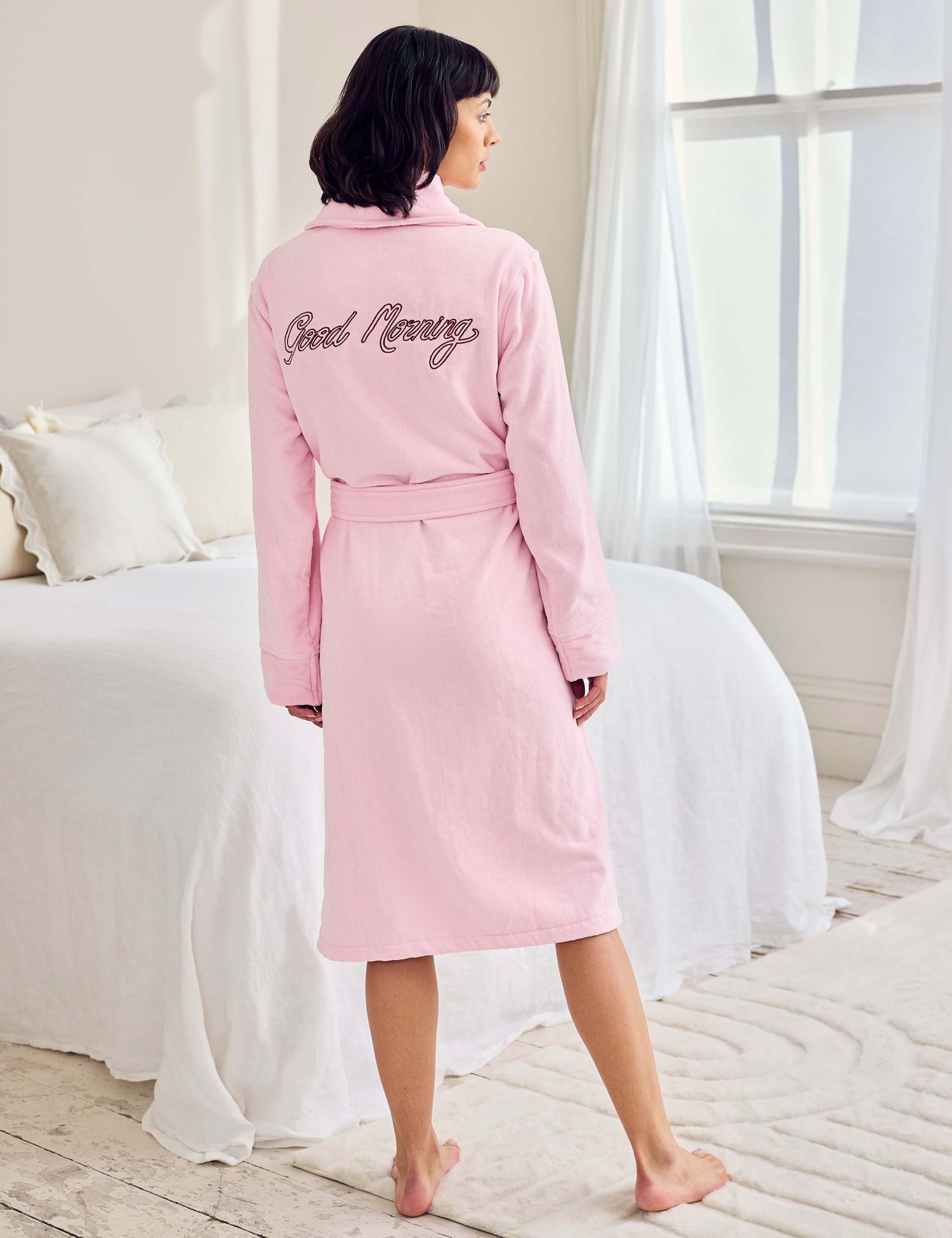 Pure Cotton Towelling Dressing Gown 3 of 5