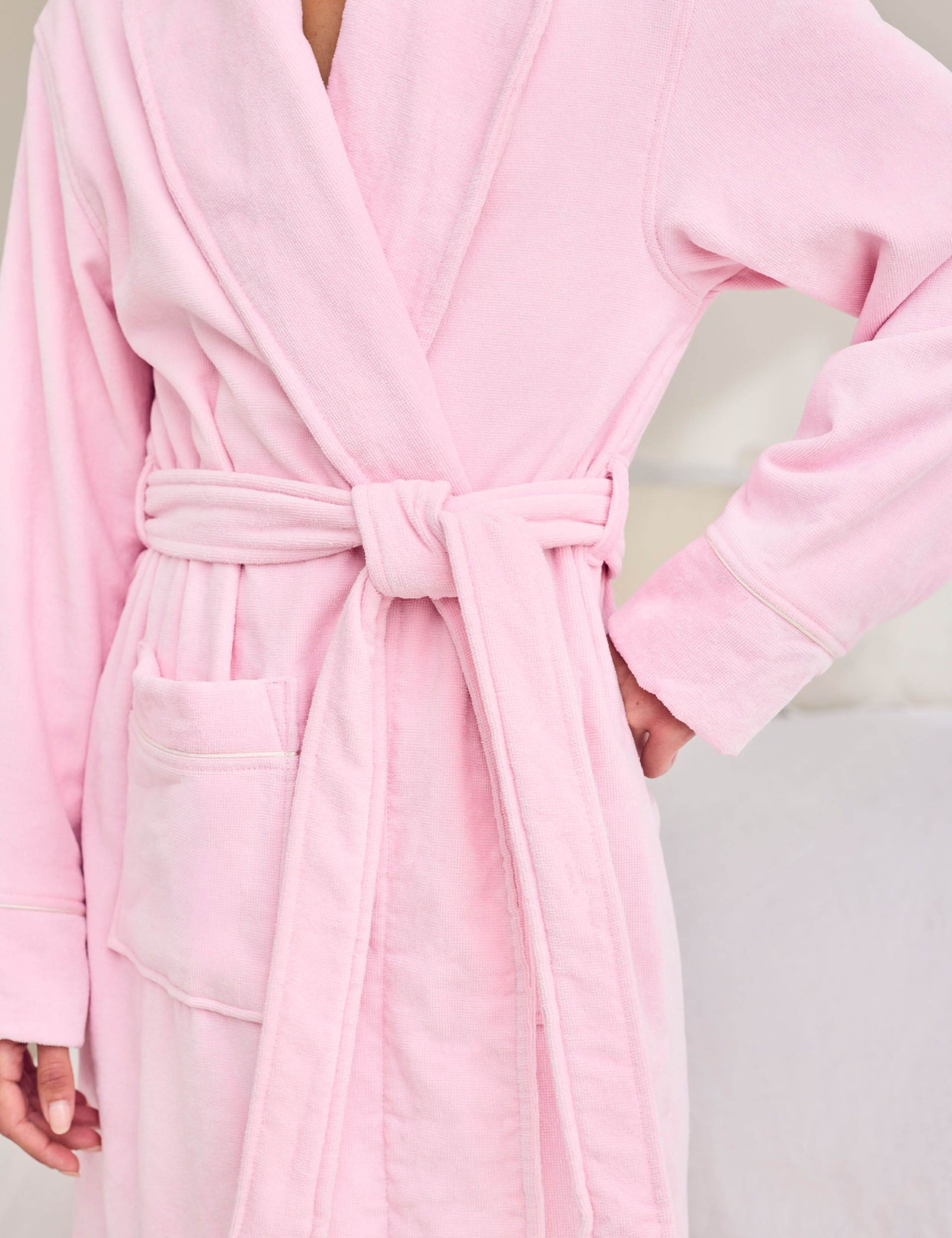 Pure Cotton Towelling Dressing Gown 5 of 5