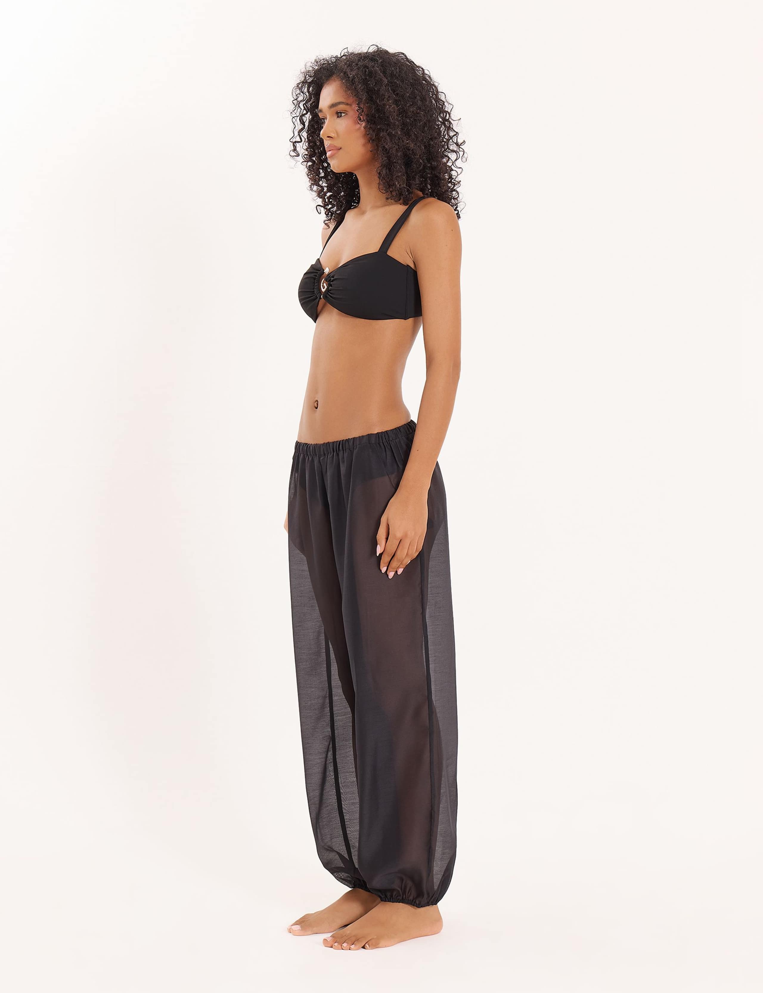 Elasticated Waist Relaxed Trousers 2 of 5