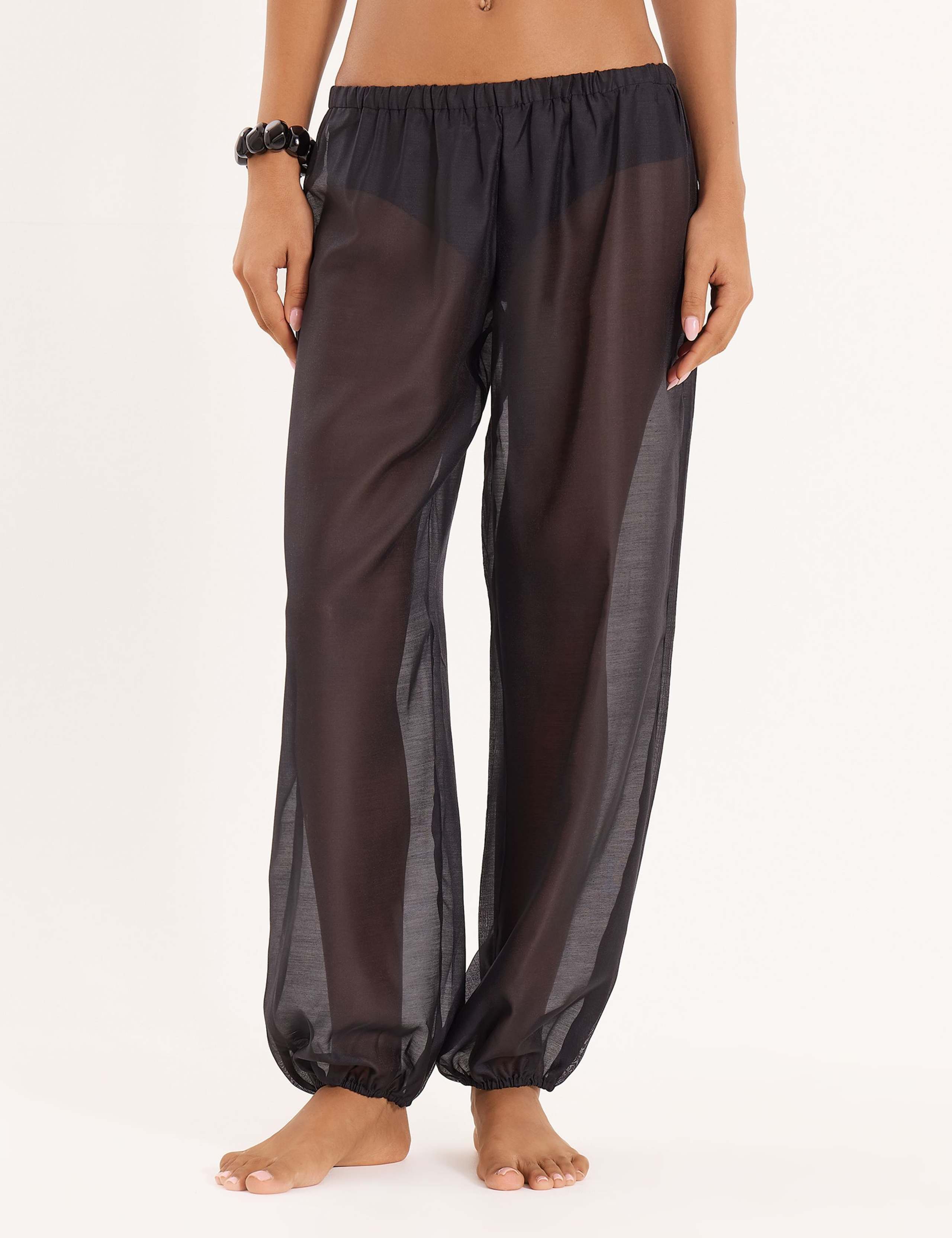 Elasticated Waist Relaxed Trousers 4 of 5