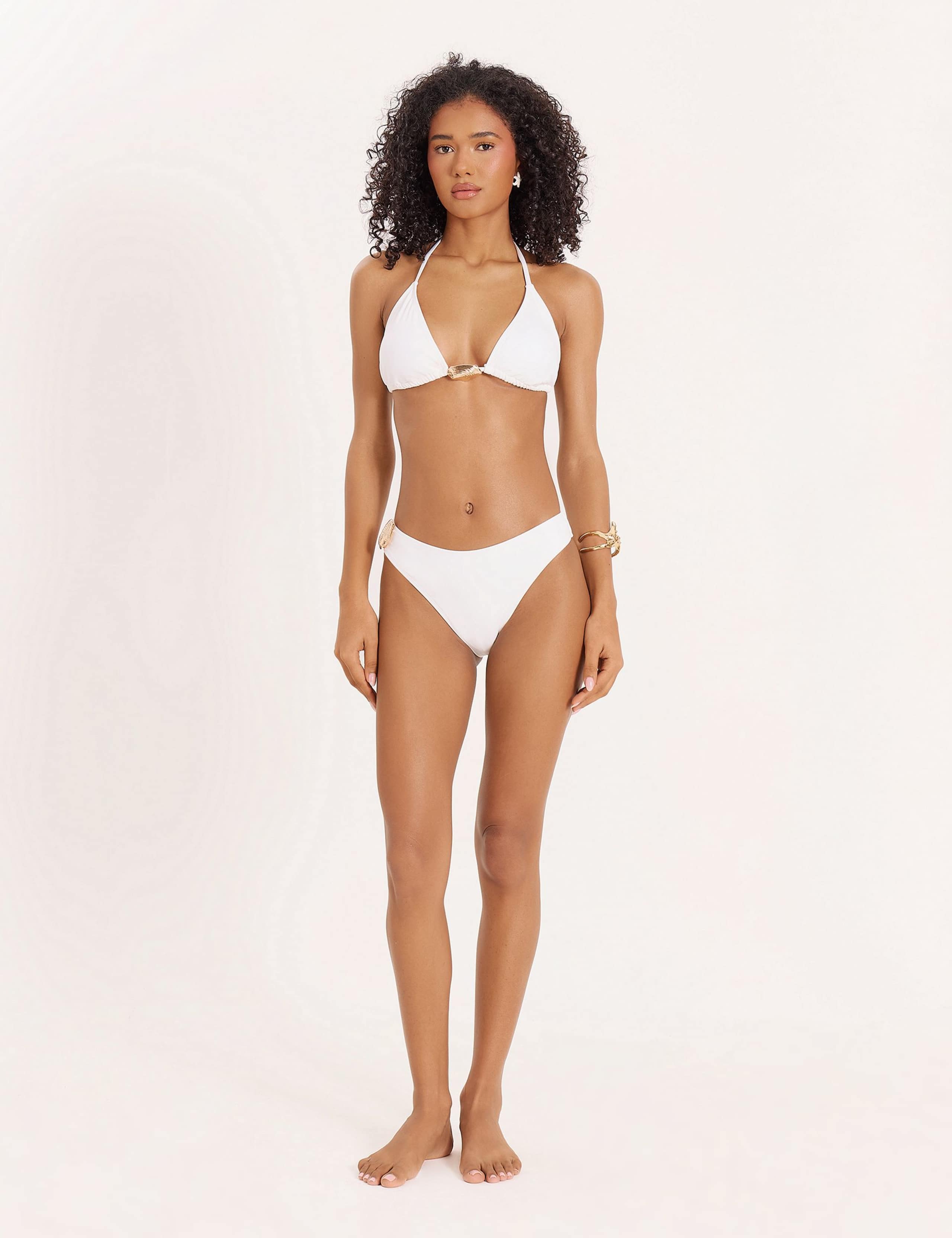 Davina High Leg Bikini Bottoms 1 of 4