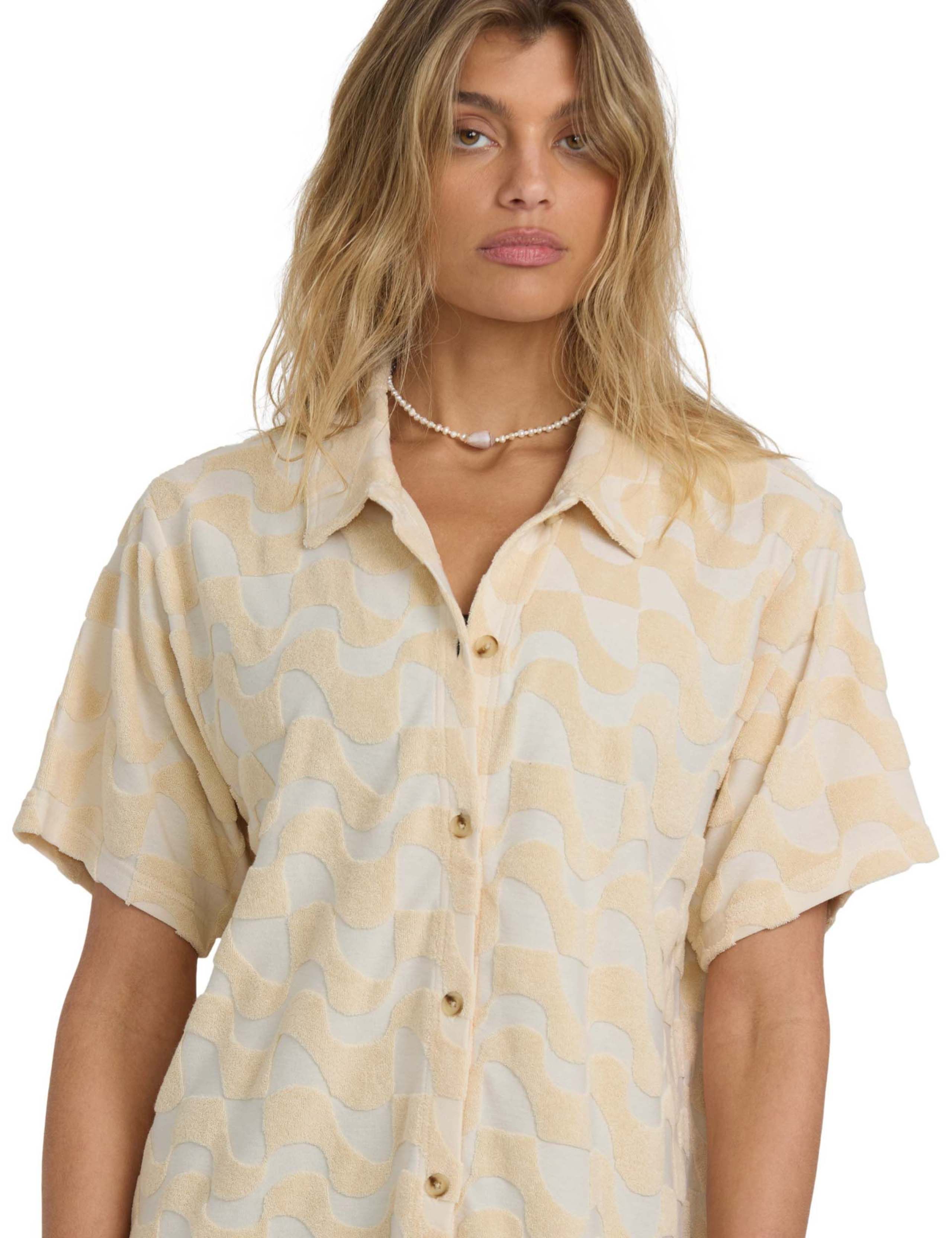 Laura Waves Cotton Rich Beach Cover Up Shirt 6 of 6