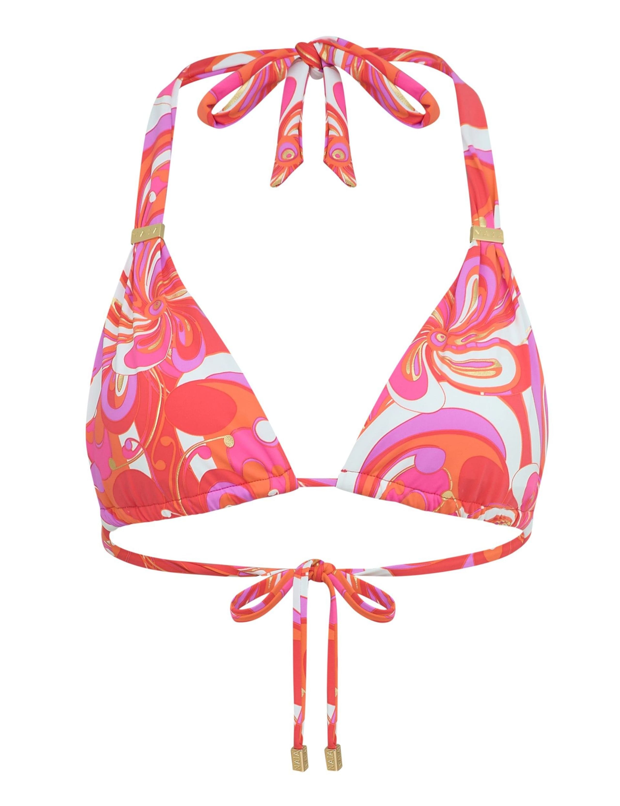Maia Printed Padded Triangle Bikini Top 2 of 4