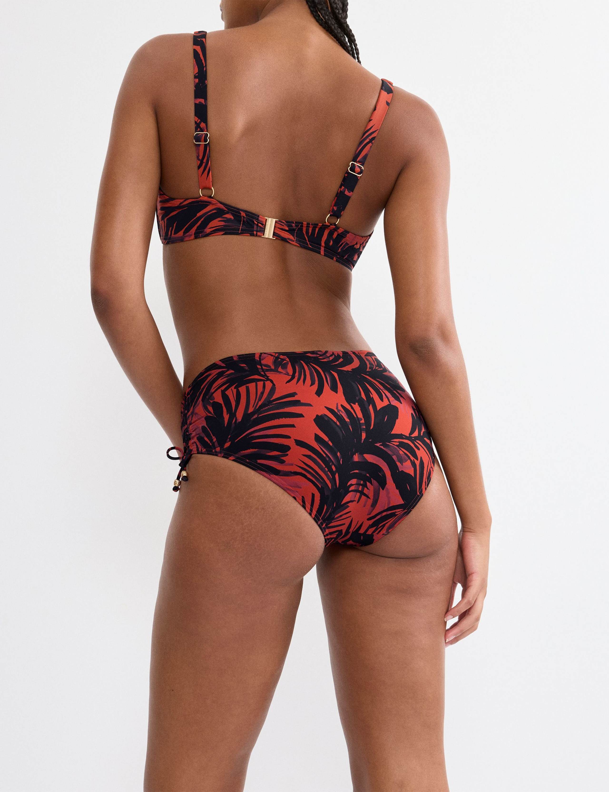 Summer Palm High Waisted Bikini Bottoms 3 of 4