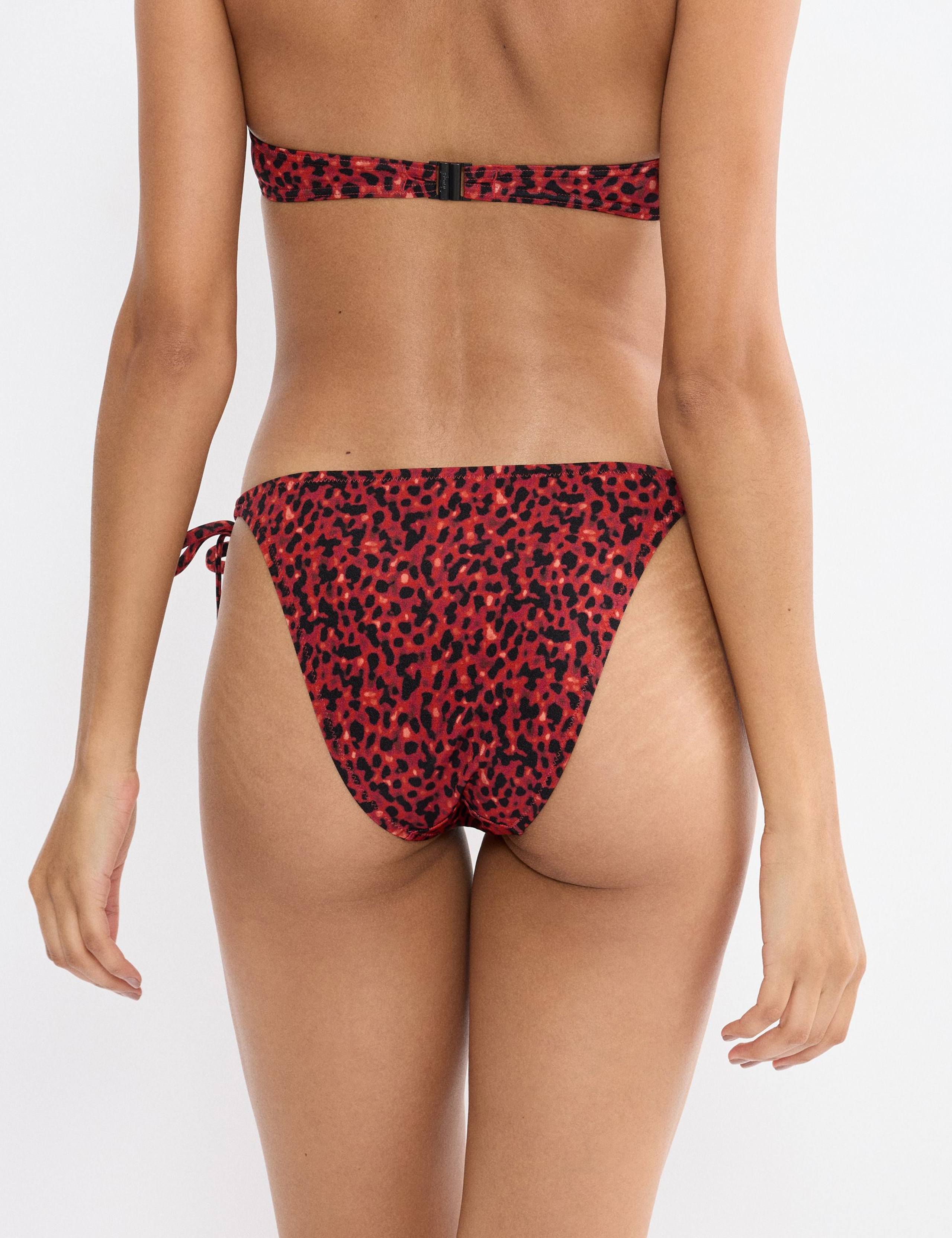 Midnight Swim Tai Animal Print Bikini Bottoms 3 of 4
