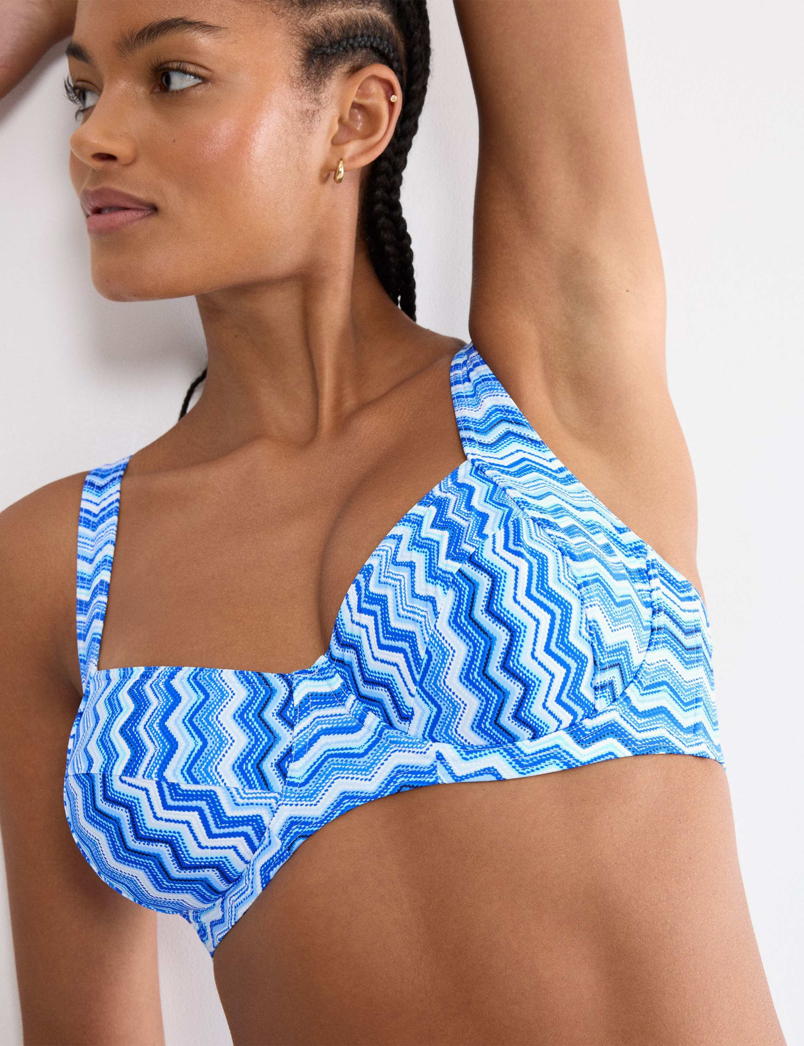 Zig Zag Ruched Bikini Bottoms 5 of 5