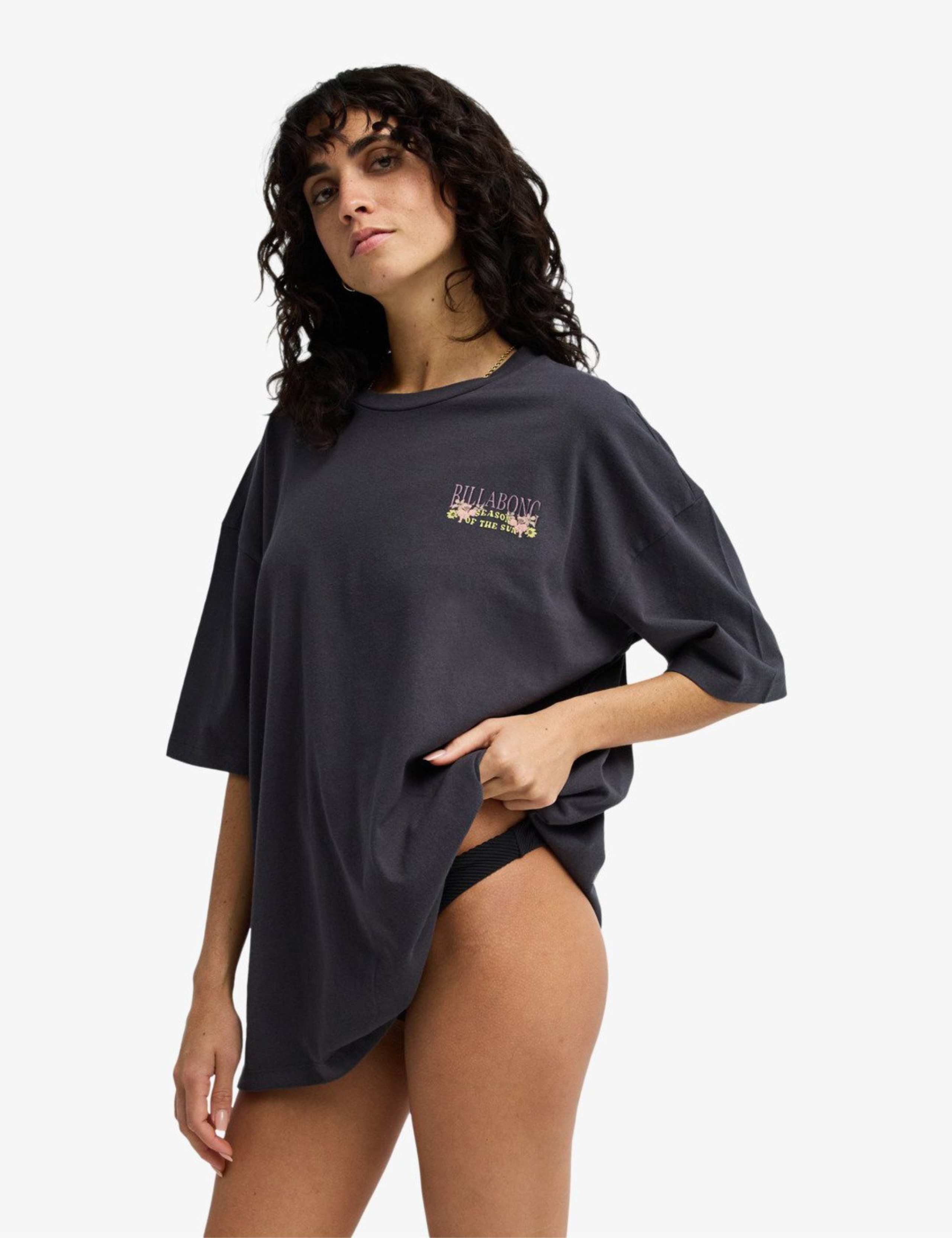 Floral Rocker Jersey Oversized T-Shirt 3 of 3