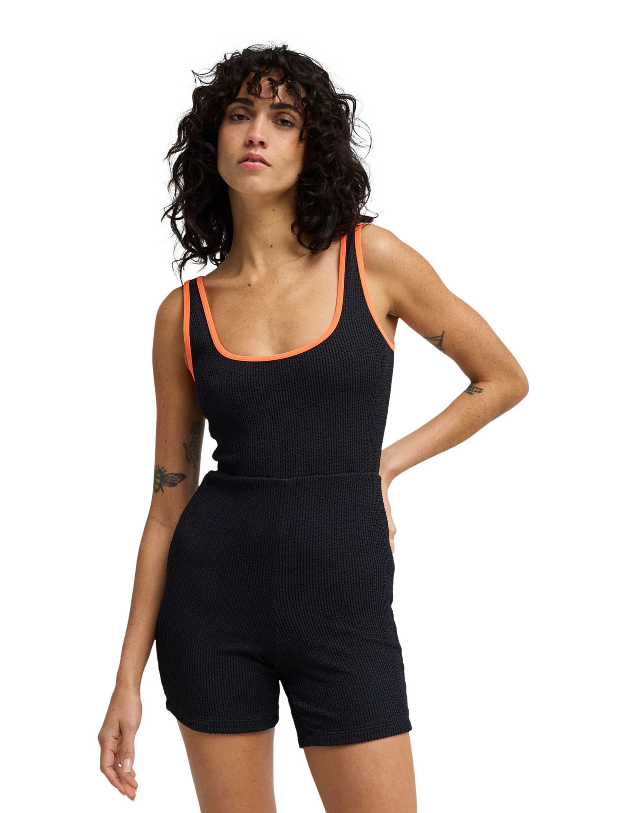 Summer High Textured Scoop Neck Swimsuit 2 of 5