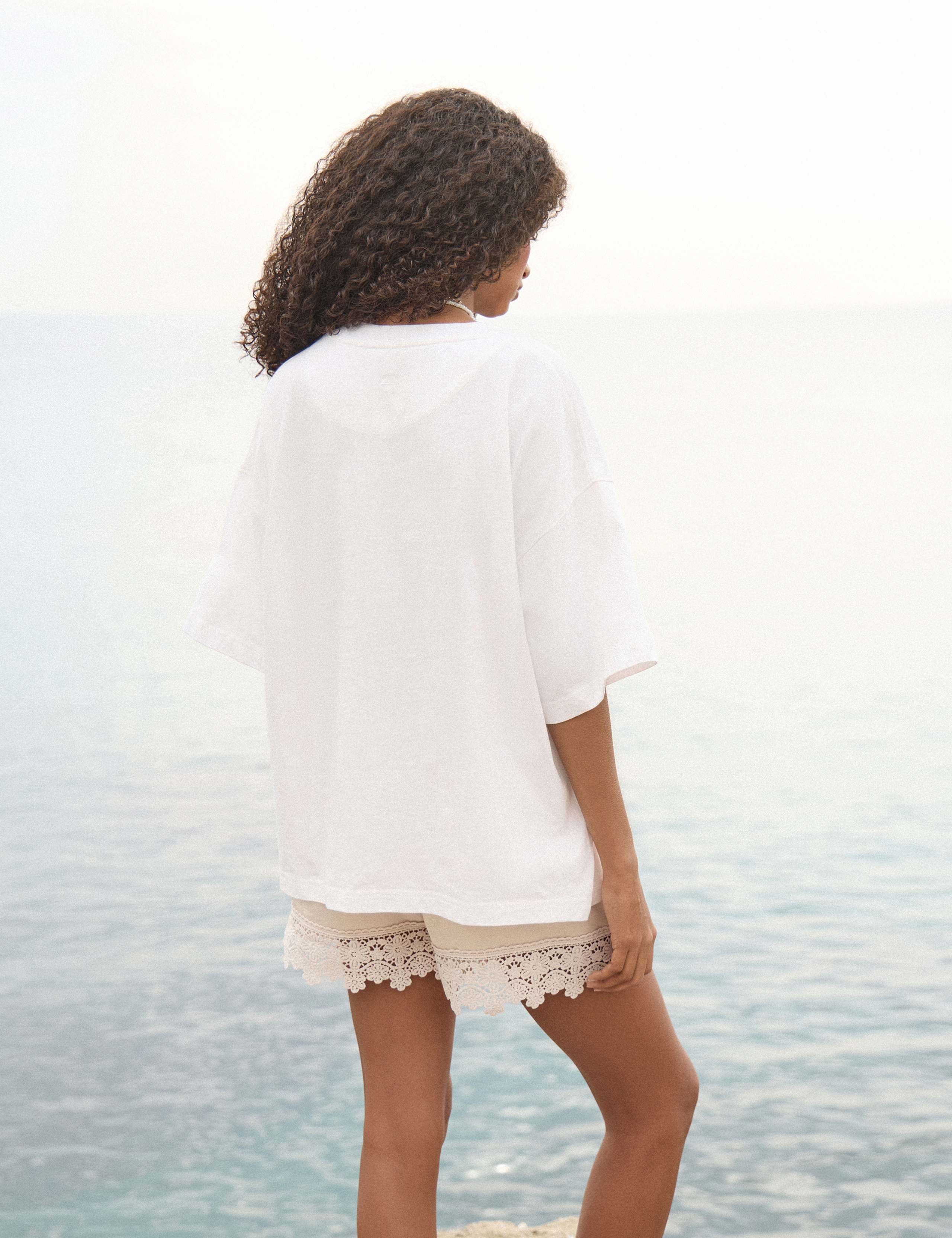 Pure Cotton Shell Print Relaxed T-Shirt 12 of 12