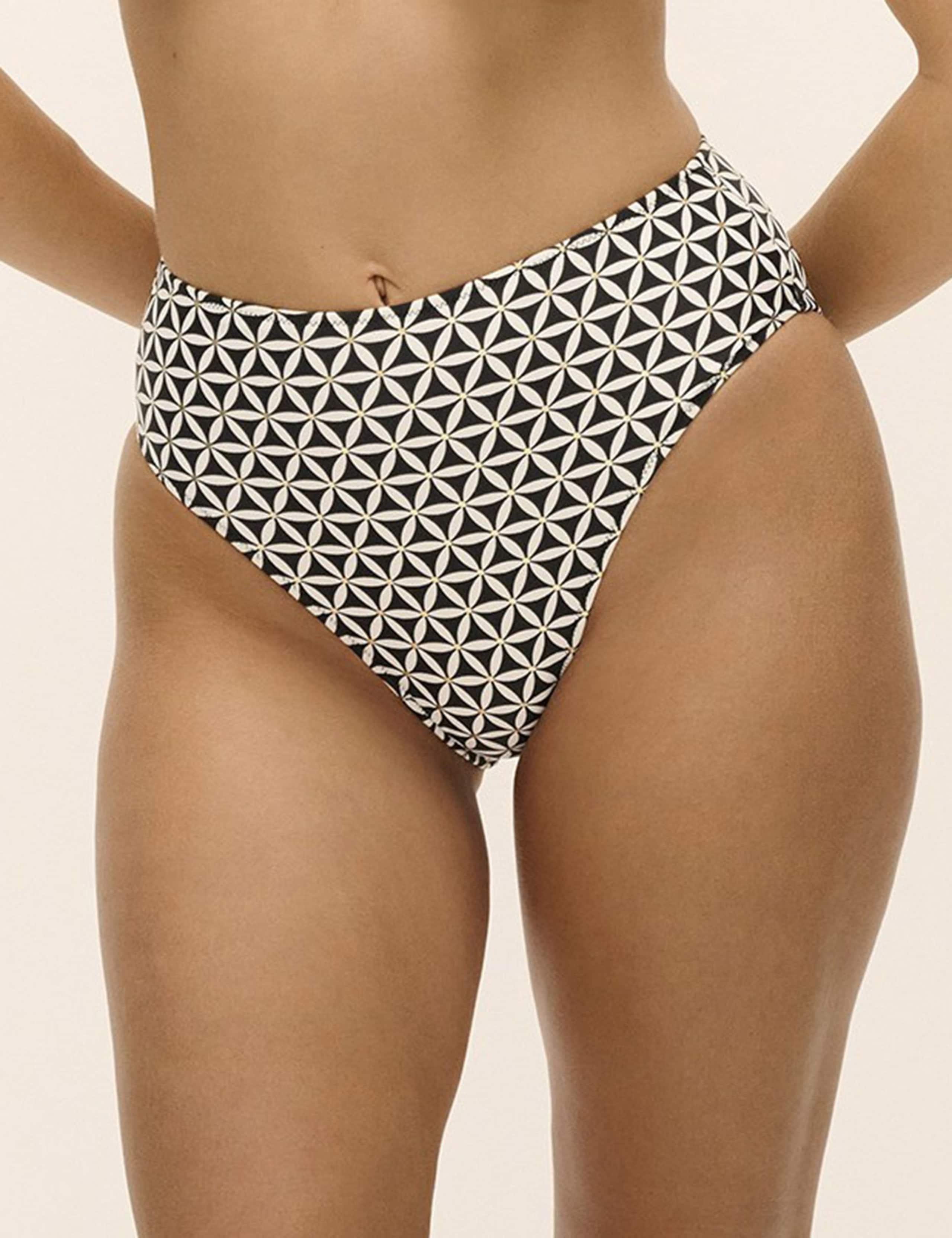 Koh Tao Printed High Waisted Bikini Bottoms 1 of 5