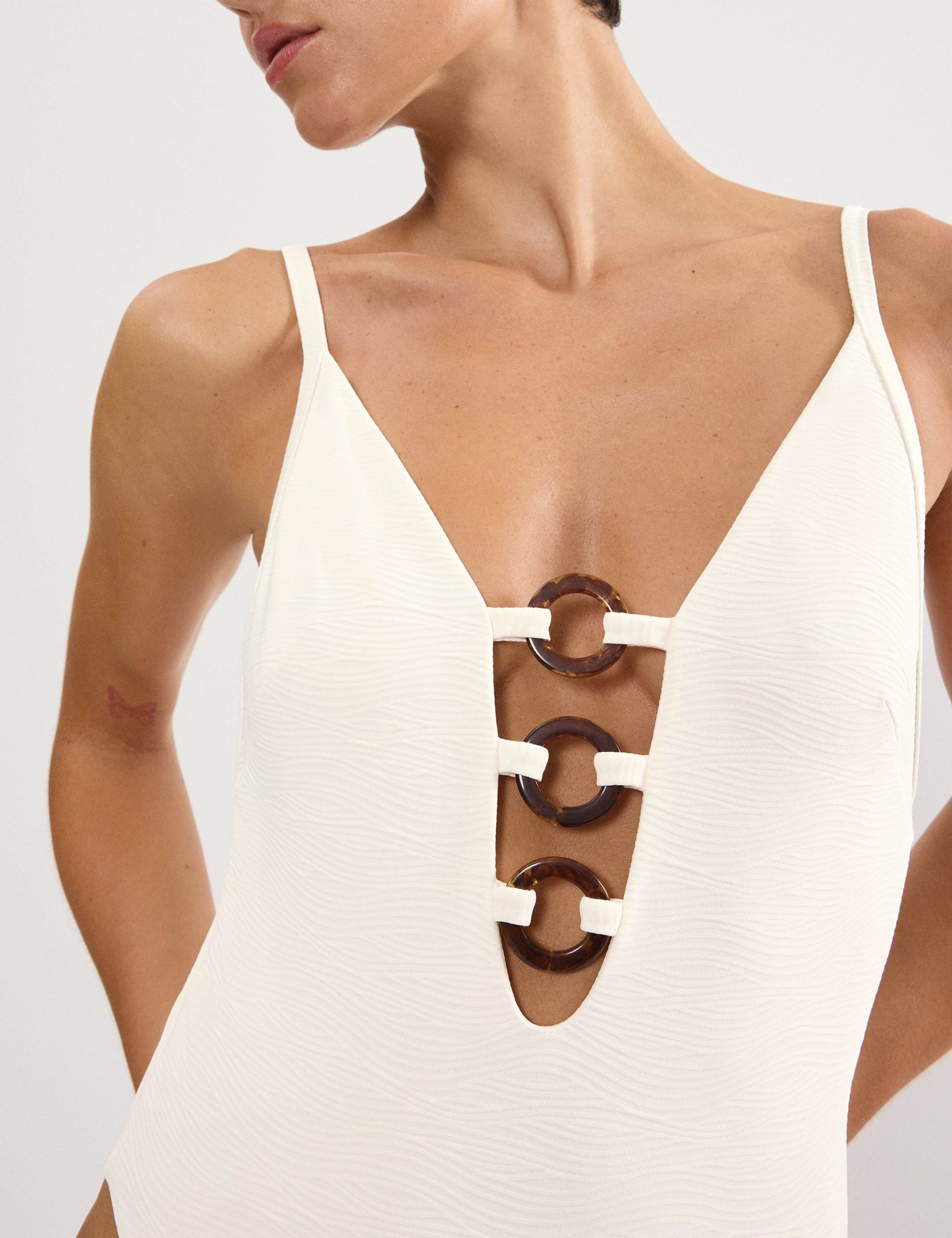 Summer Dune V-Neck Swimsuit (B-D) 7 of 7