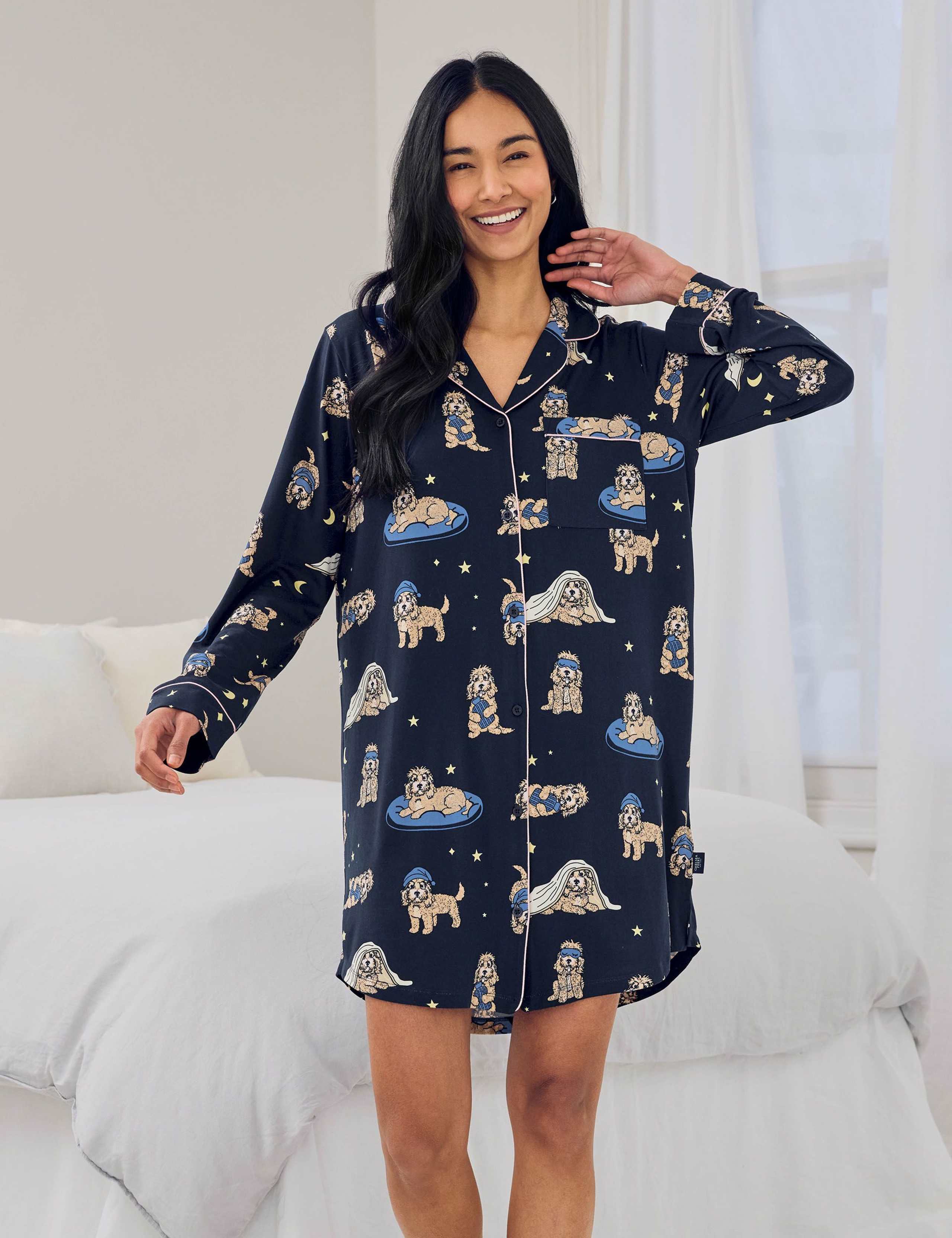 Cockapoo Snooze Print Nightshirt 3 of 6