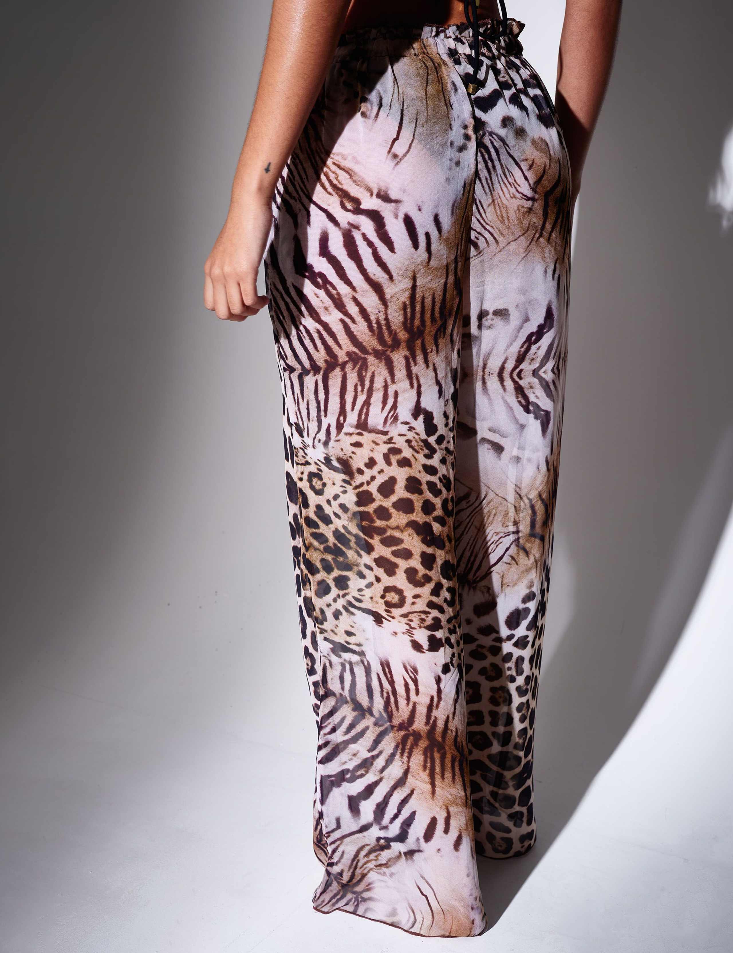 Leopard Print Beach Trousers 4 of 4
