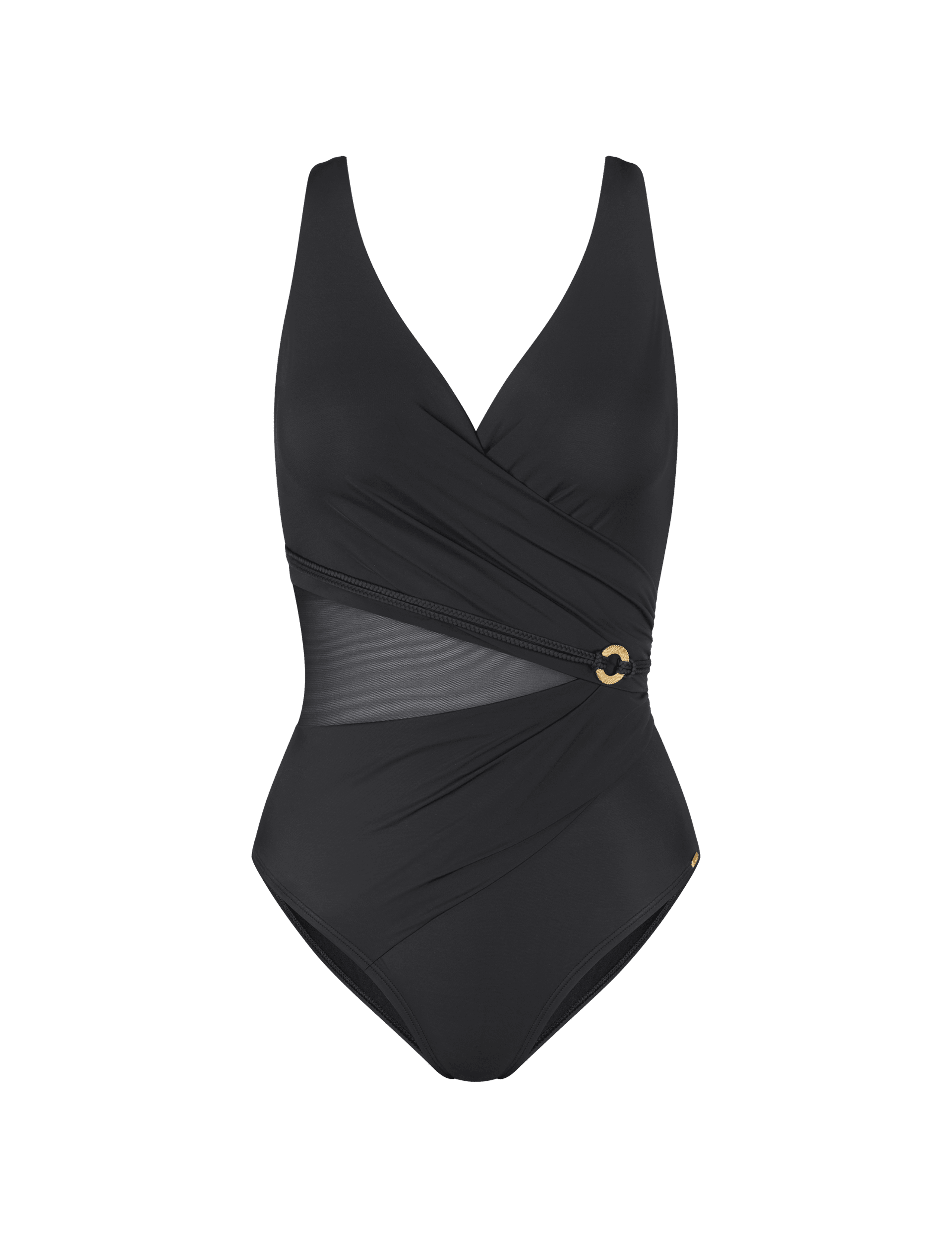 Summer Twist Padded Tummy Control V-Neck Swimsuit (B-E) 2 of 6