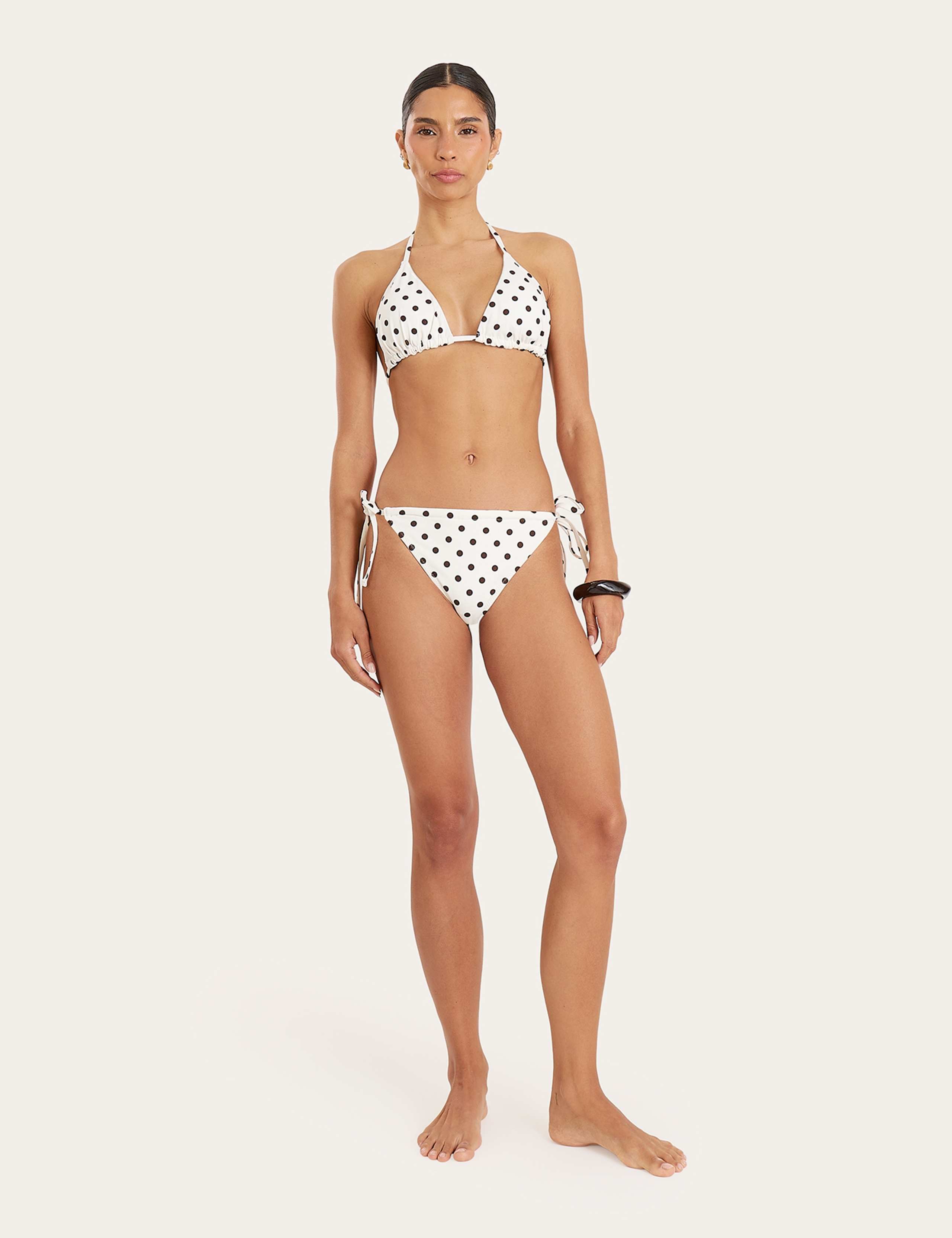 Emily Polka Dot High Leg Bikini Bottoms 5 of 8