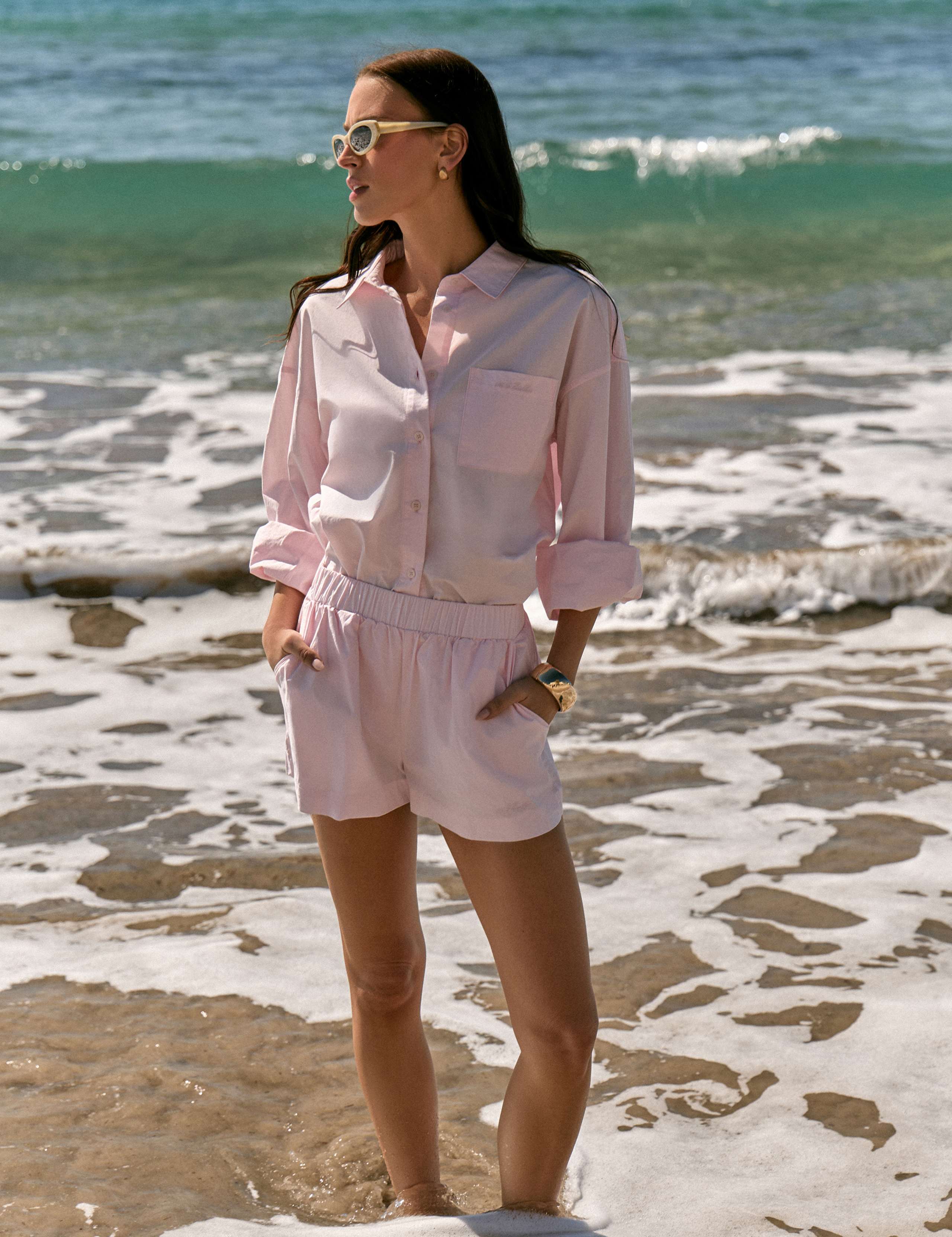 Pure Cotton Beach Cover Up Shirt 6 of 12