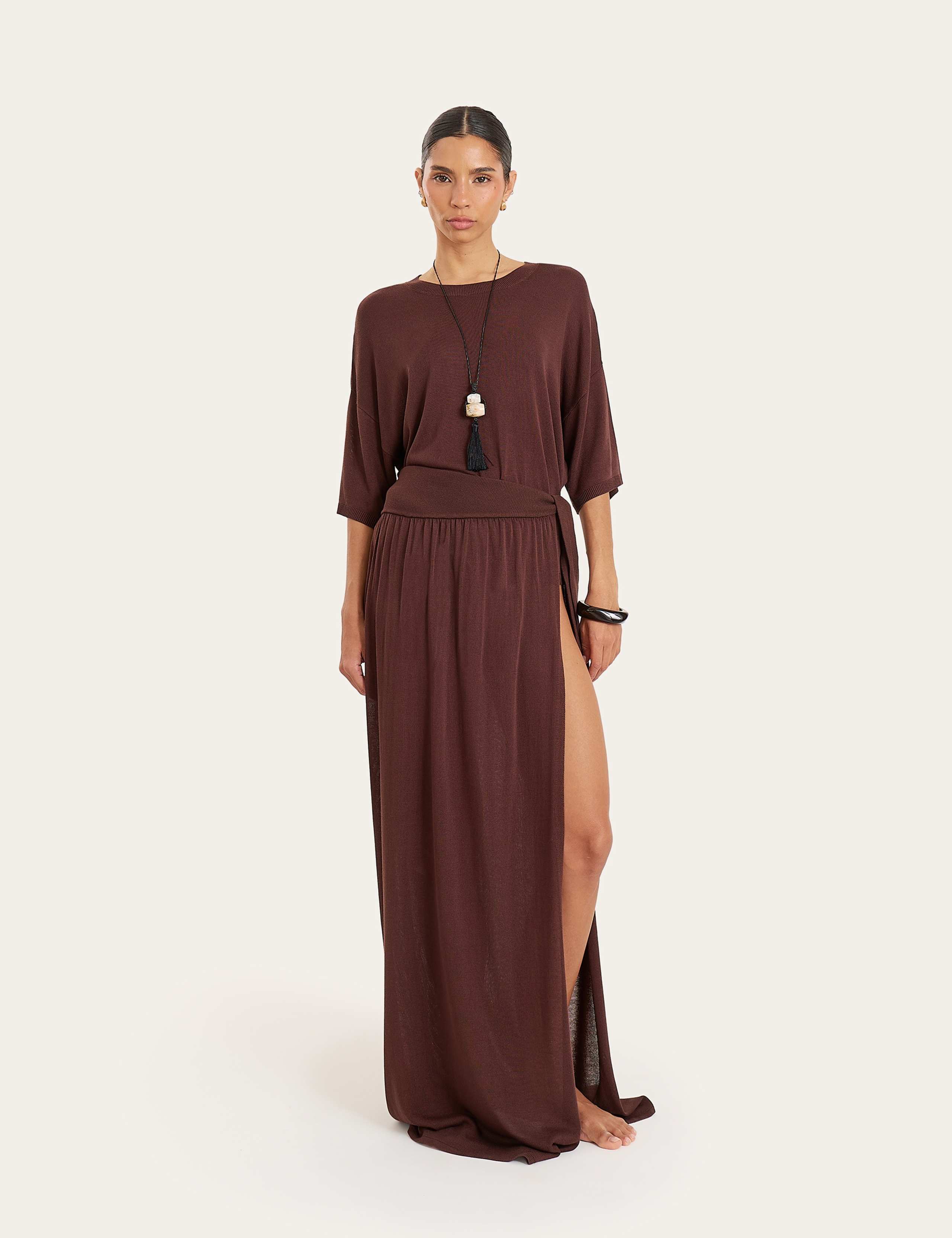 Maxi Side Split Beach Skirt 2 of 11