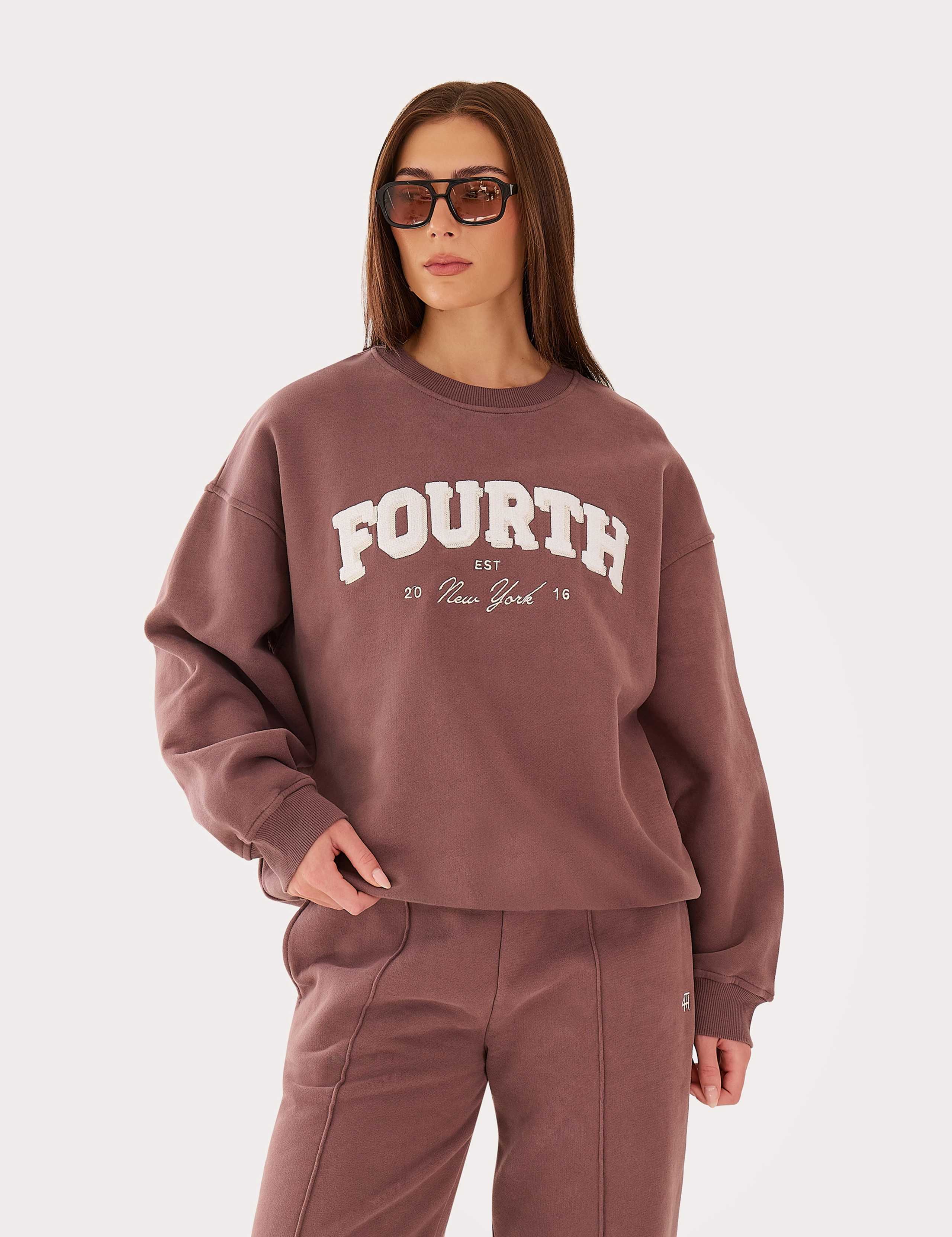 Pure Cotton Embroidered Logo Sweatshirt 3 of 5