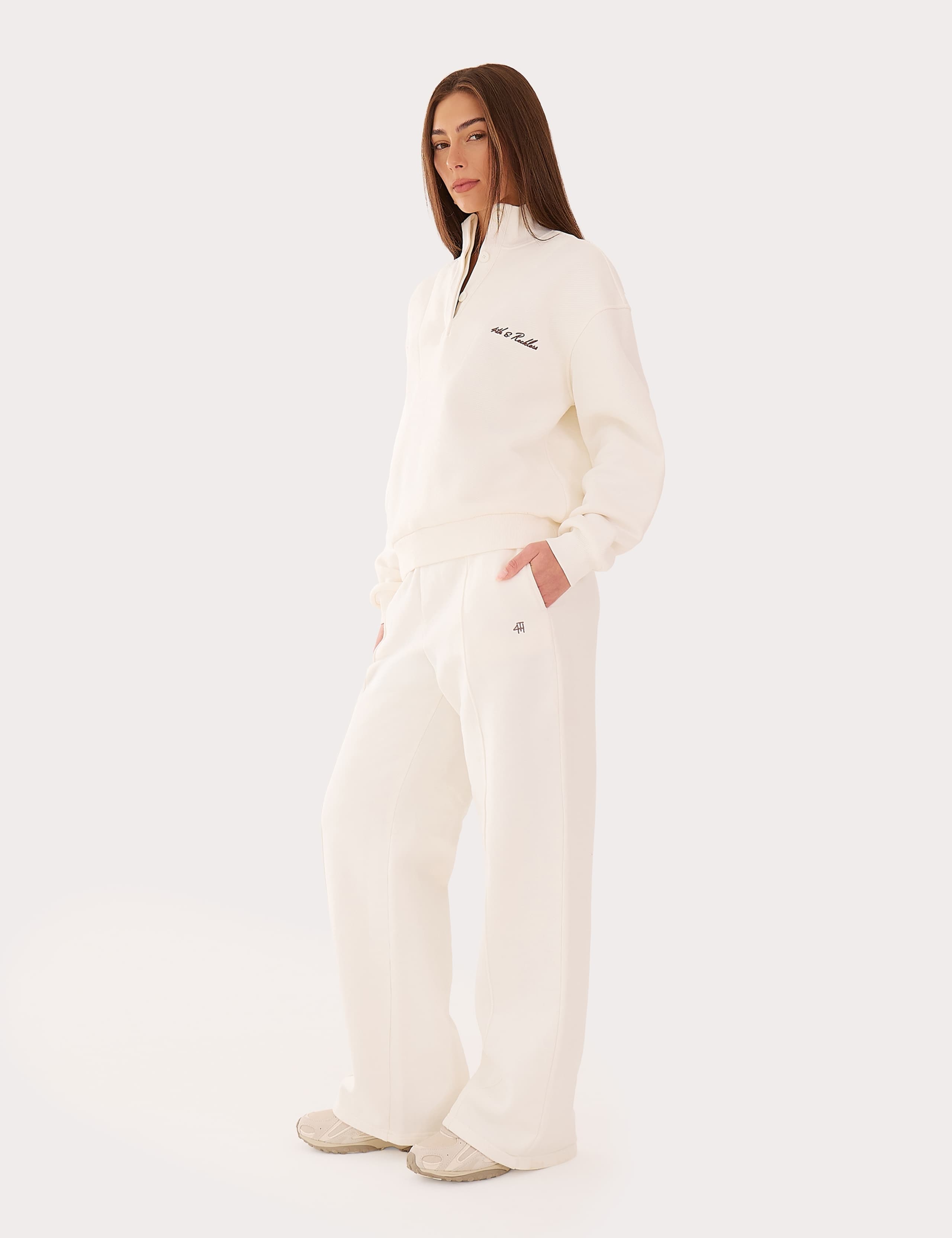 Pure Cotton Half Zip Relaxed Sweatshirt 3 of 6