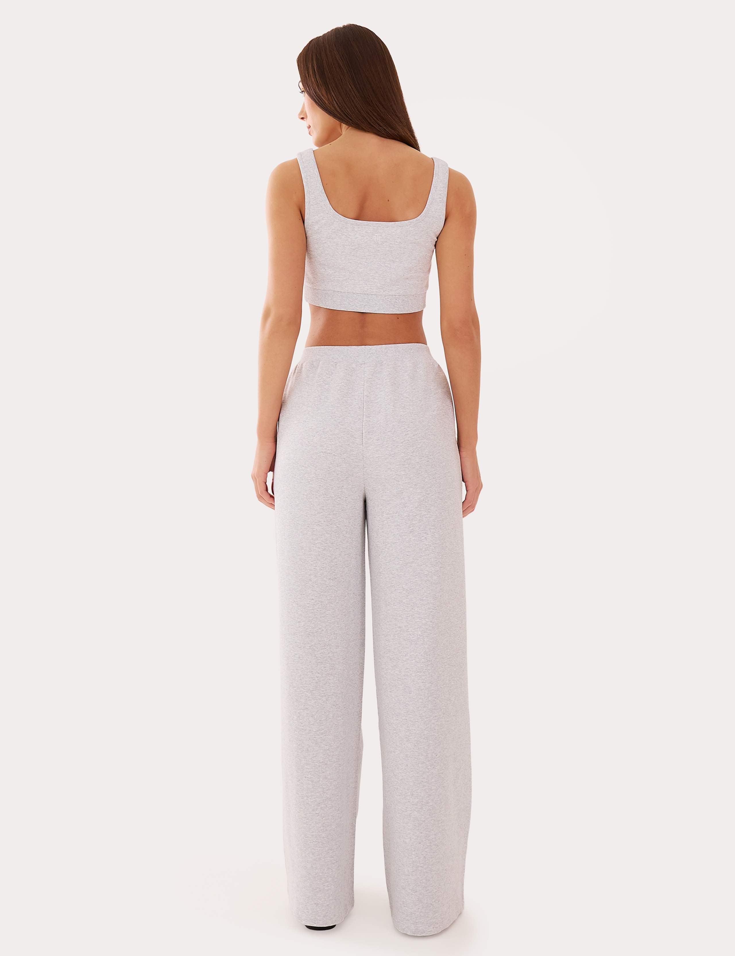 Cotton Rich Square Neck Crop Cami Top 2 of 4