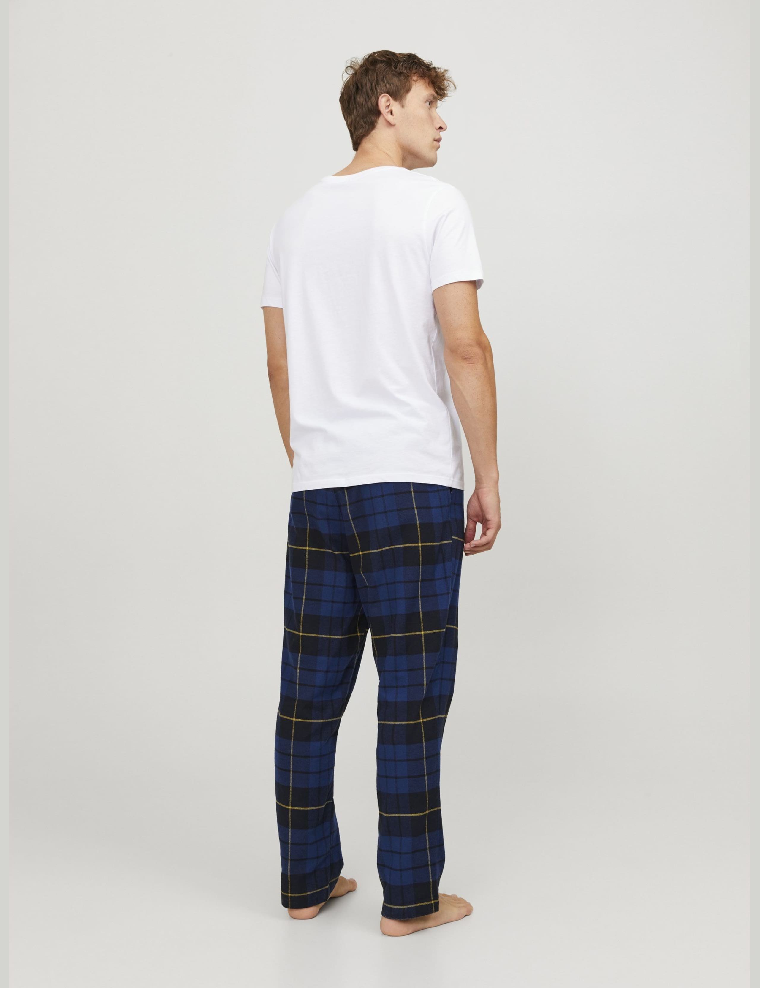 Pure Cotton Checked Pyjama Bottoms 7 of 7