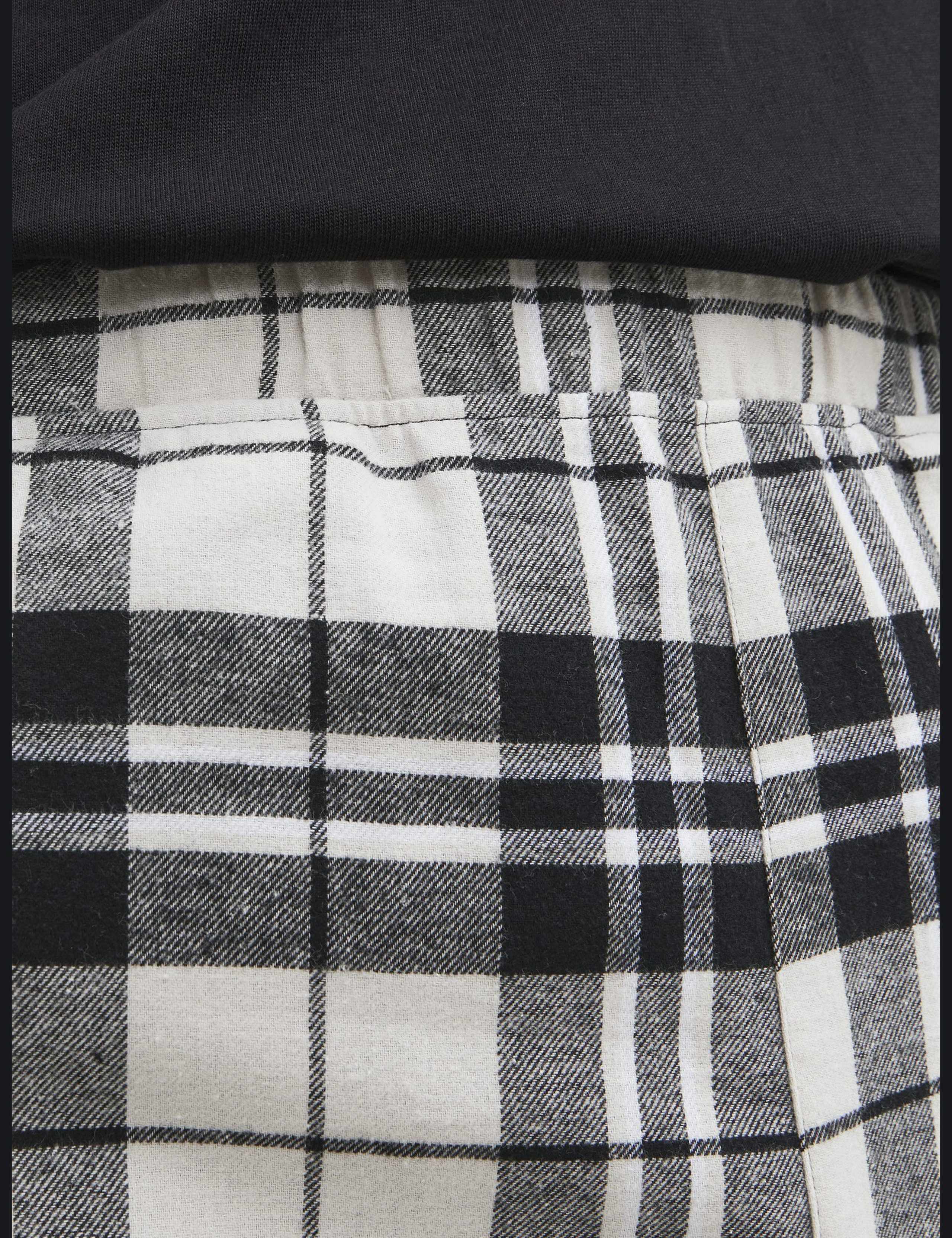 Pure Cotton Checked Pyjama Bottoms 3 of 7
