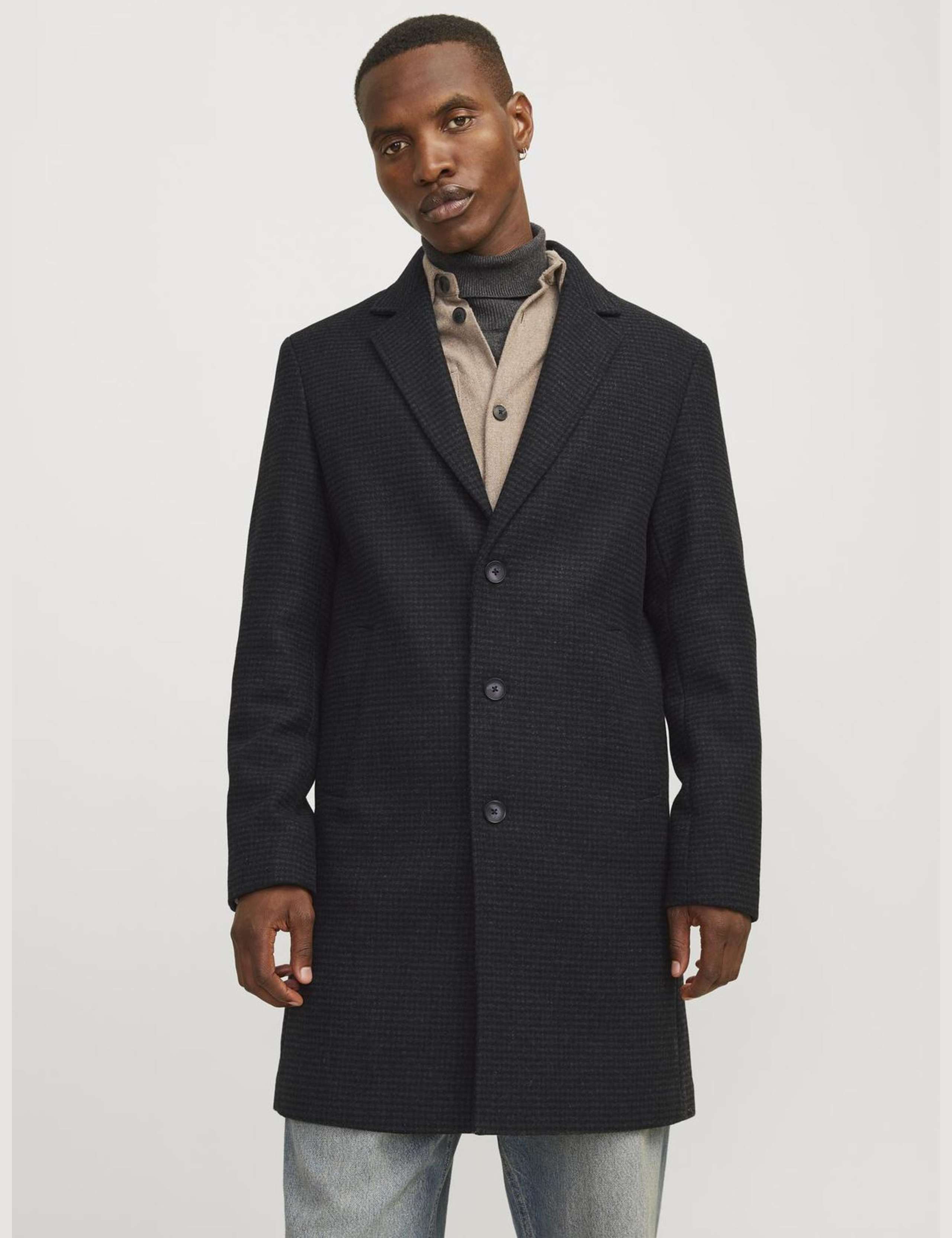 Wool Blend Trench Coat 1 of 7