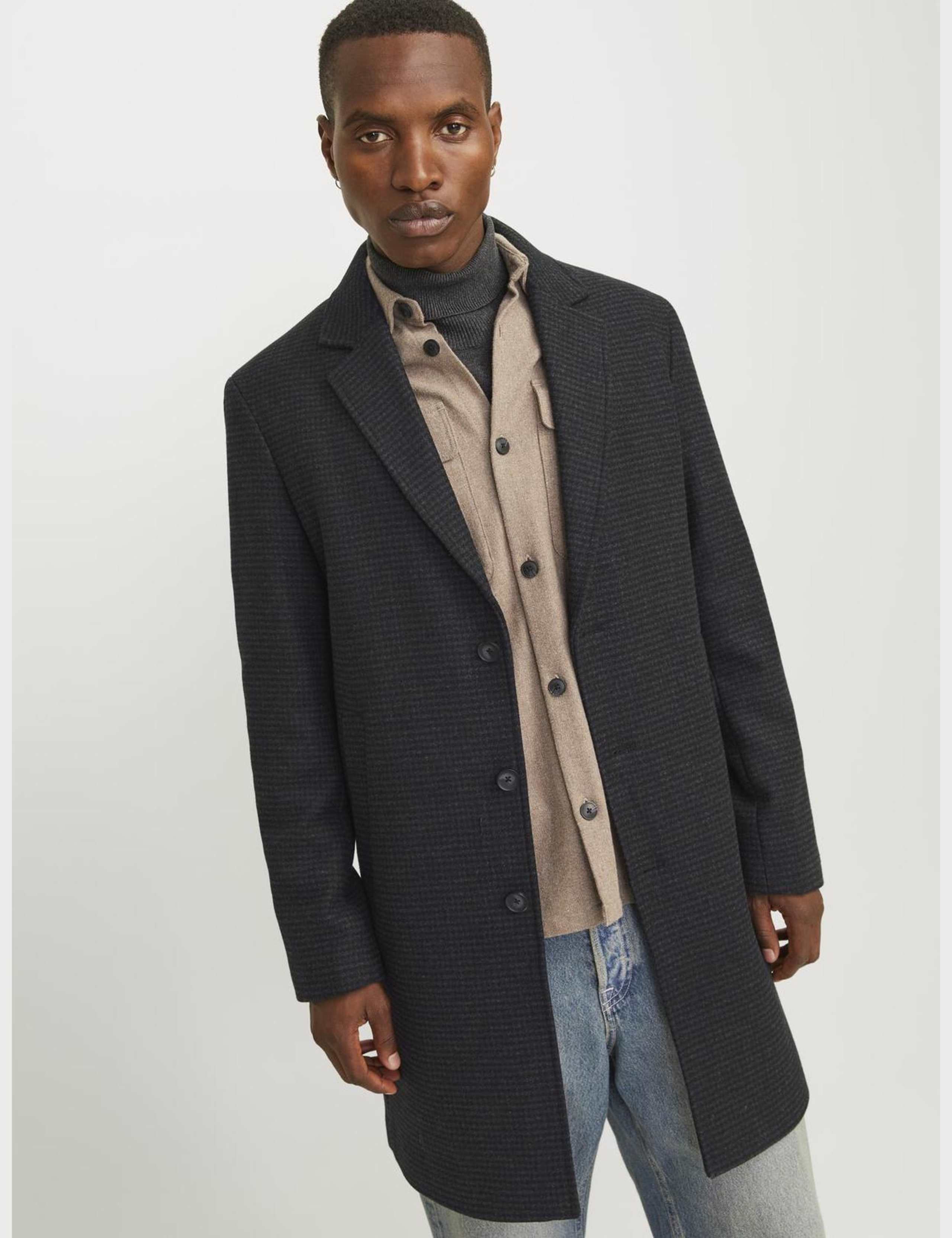 Wool Blend Trench Coat 3 of 7