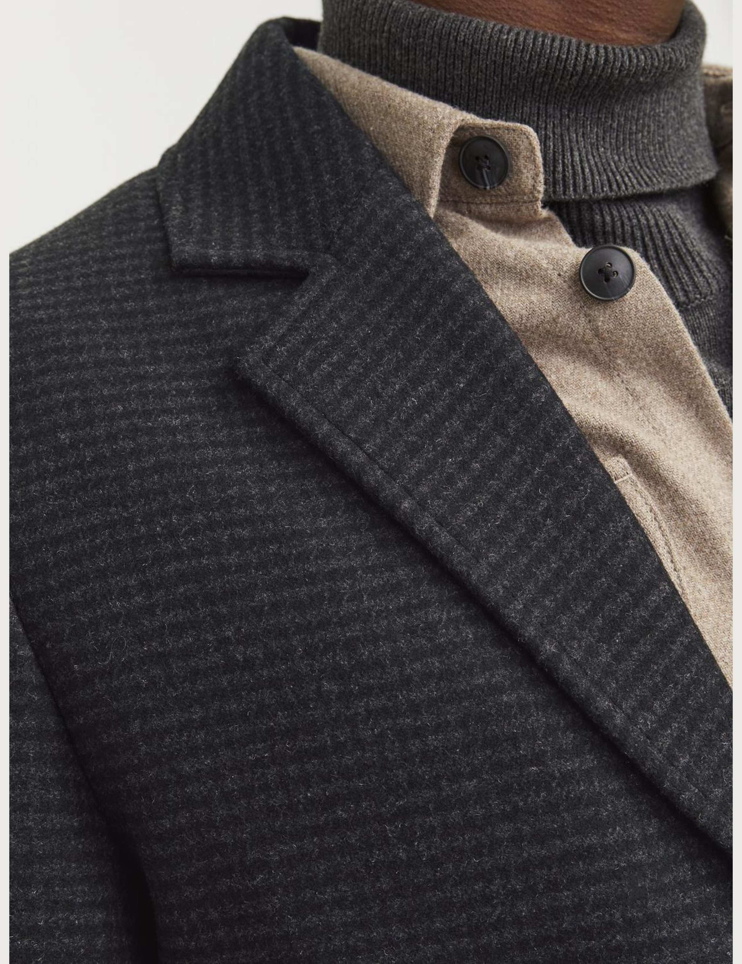 Wool Blend Trench Coat 6 of 7