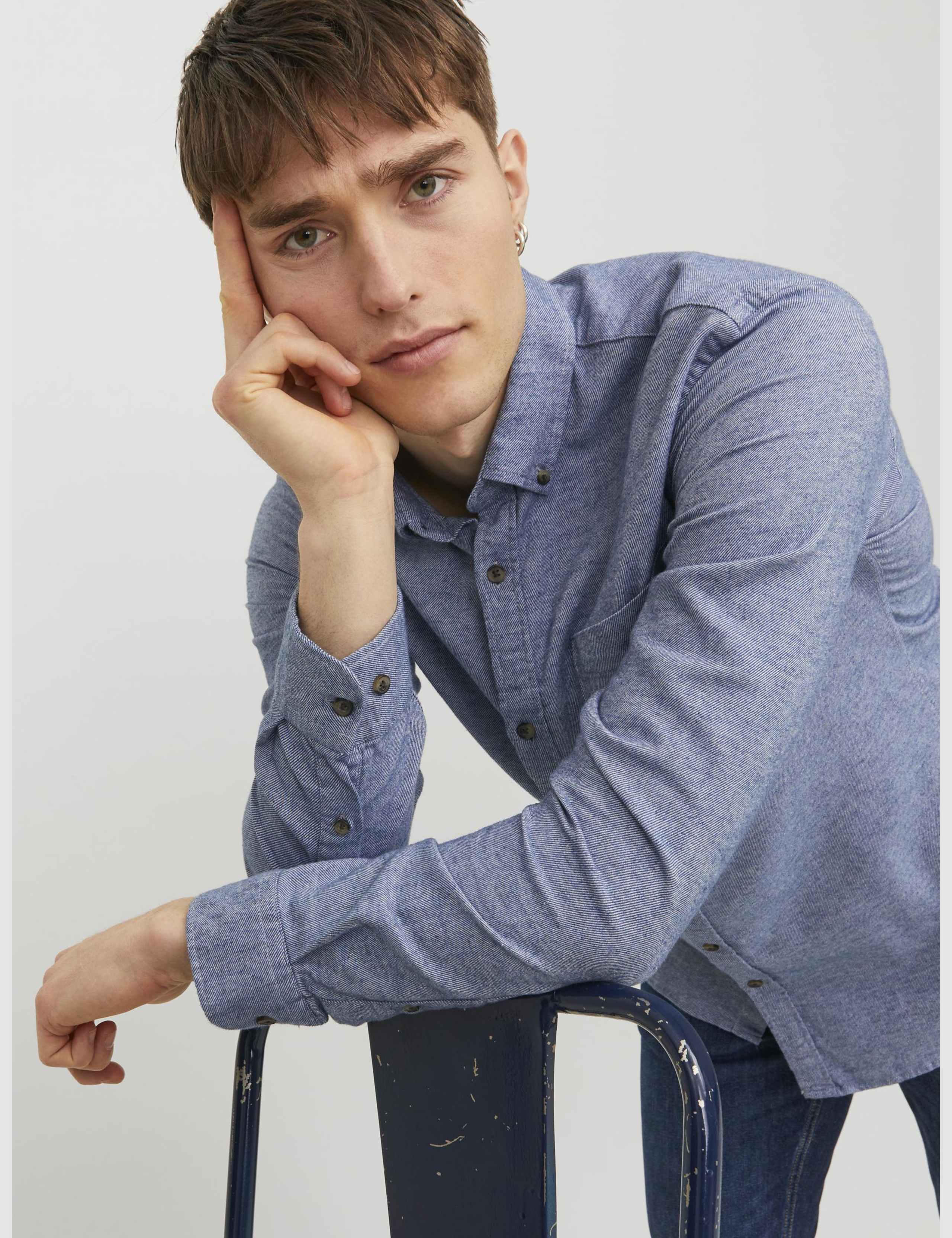 Slim Fit Easy Iron Pure Cotton Shirt 5 of 7