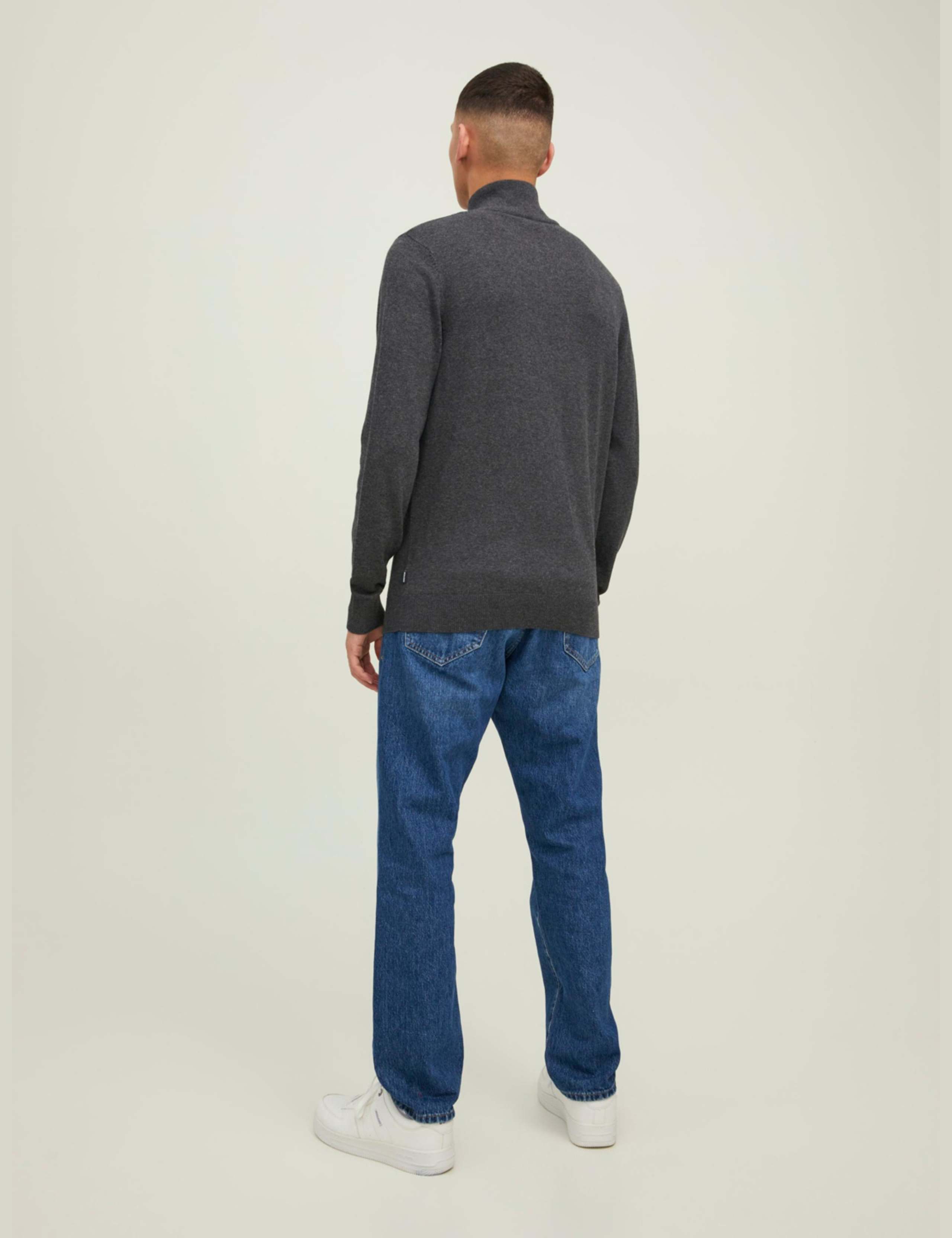 Cotton Rich Half Zip Jumper 5 of 7