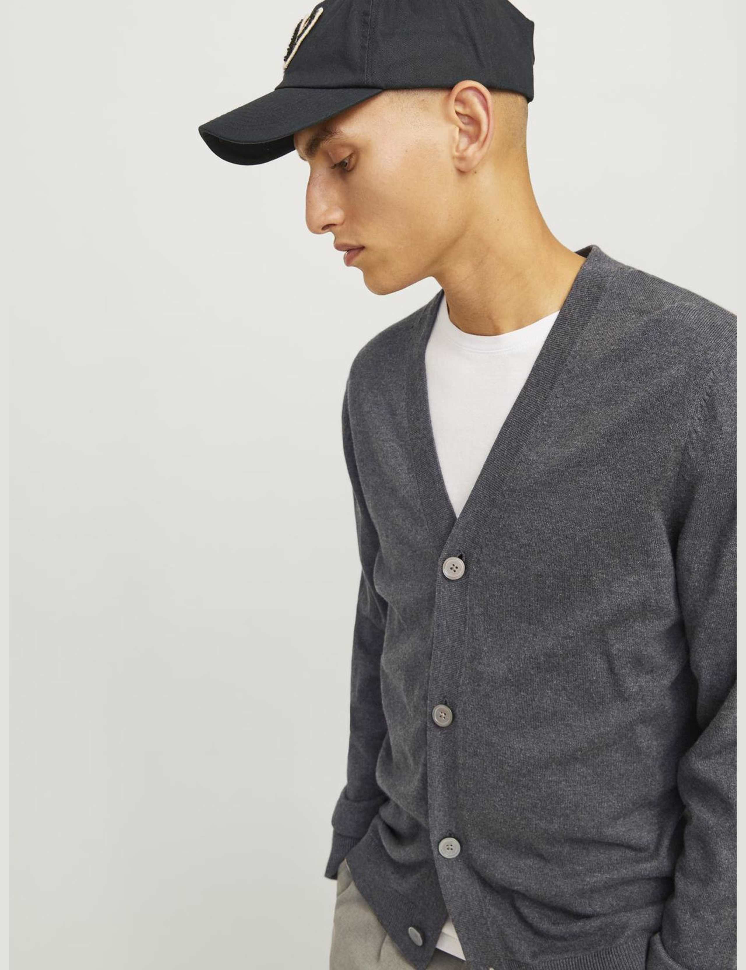 Cotton Rich V-Neck Cardigan 5 of 7