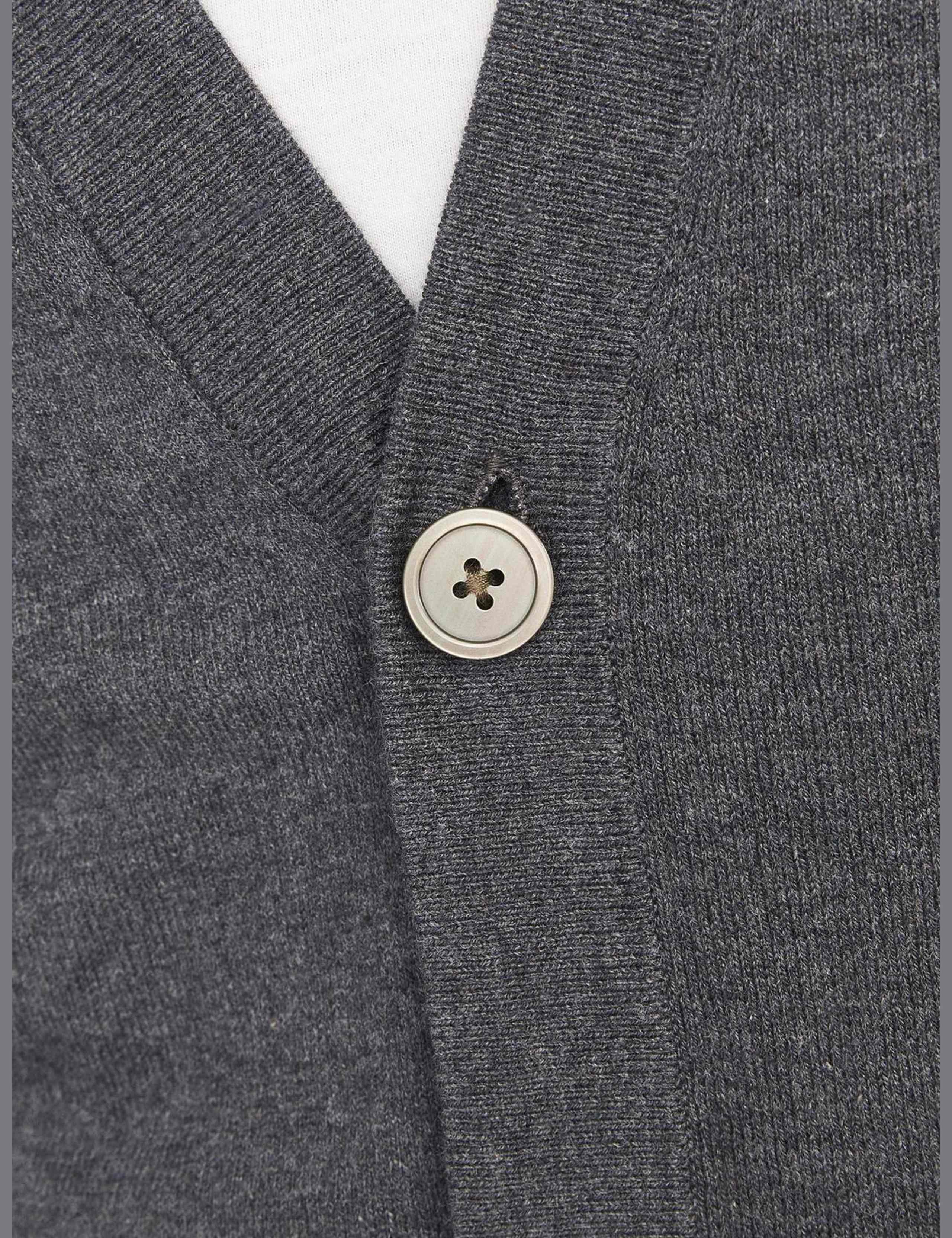 Cotton Rich V-Neck Cardigan 6 of 7