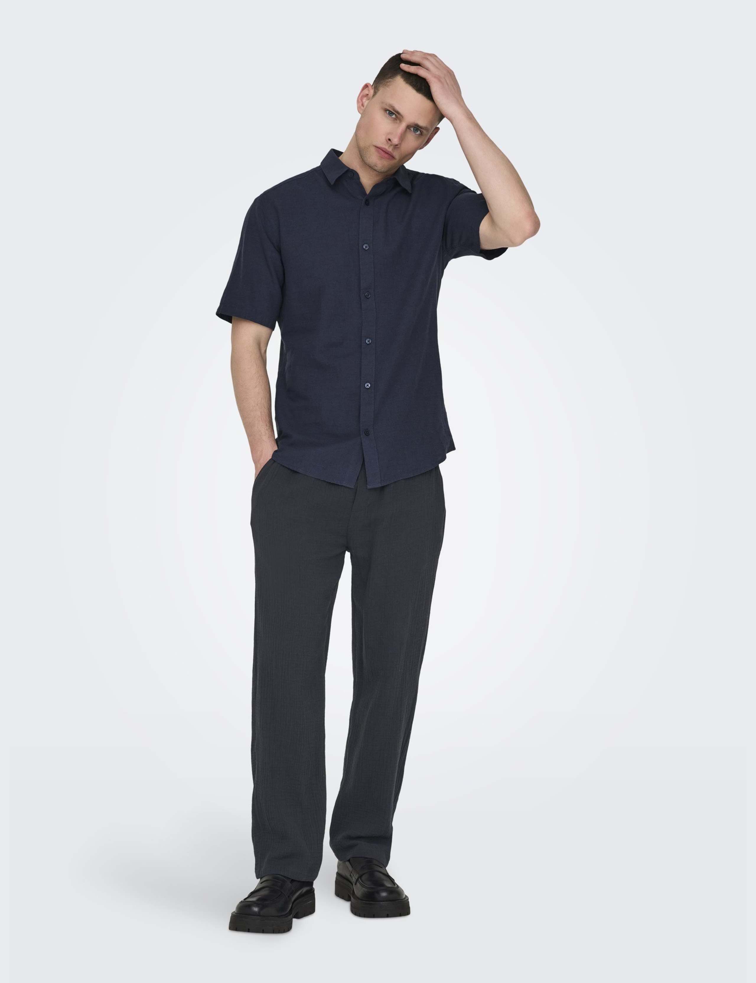 Cotton Linen Blend Shirt 4 of 7
