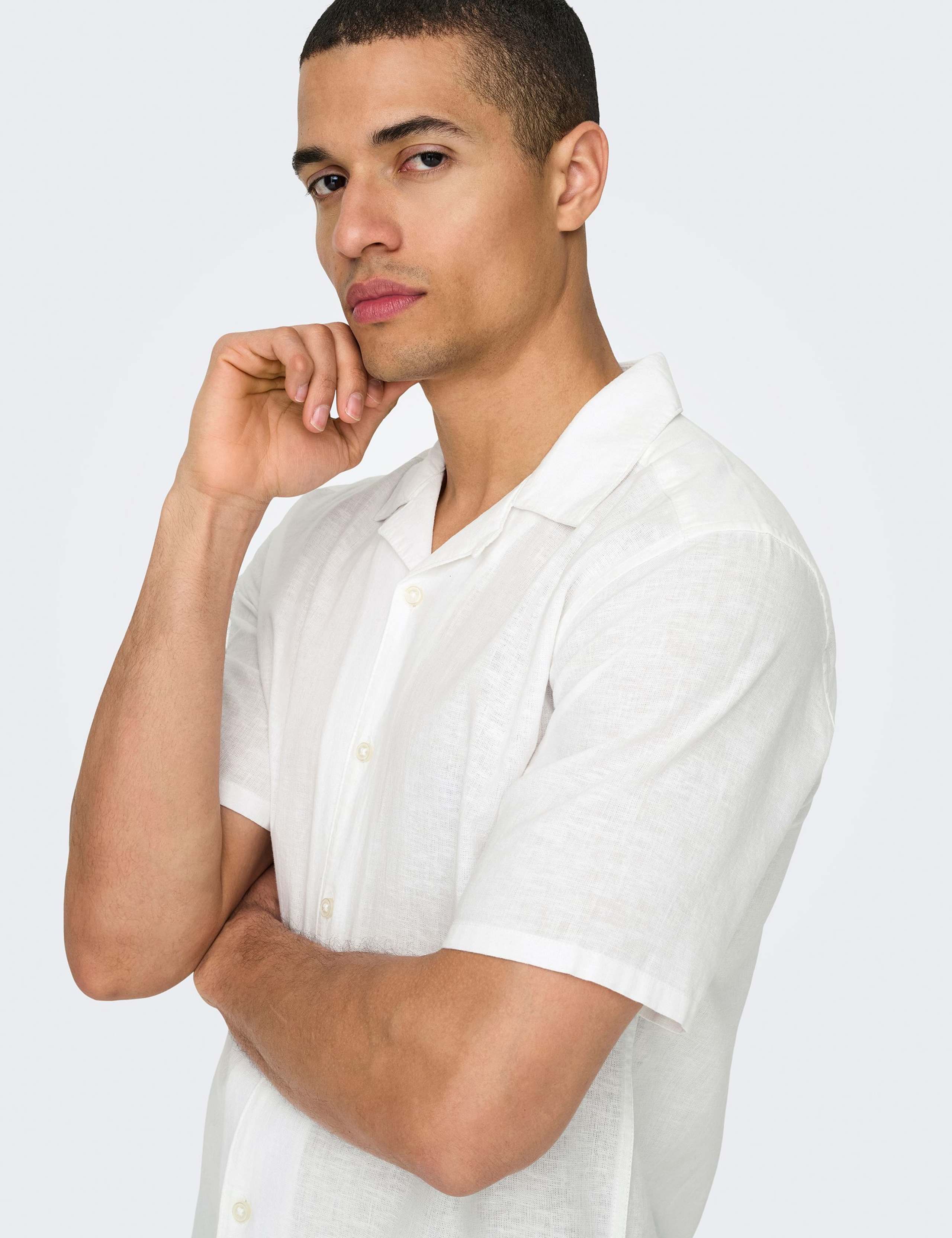 Cotton Linen Blend Shirt 4 of 9