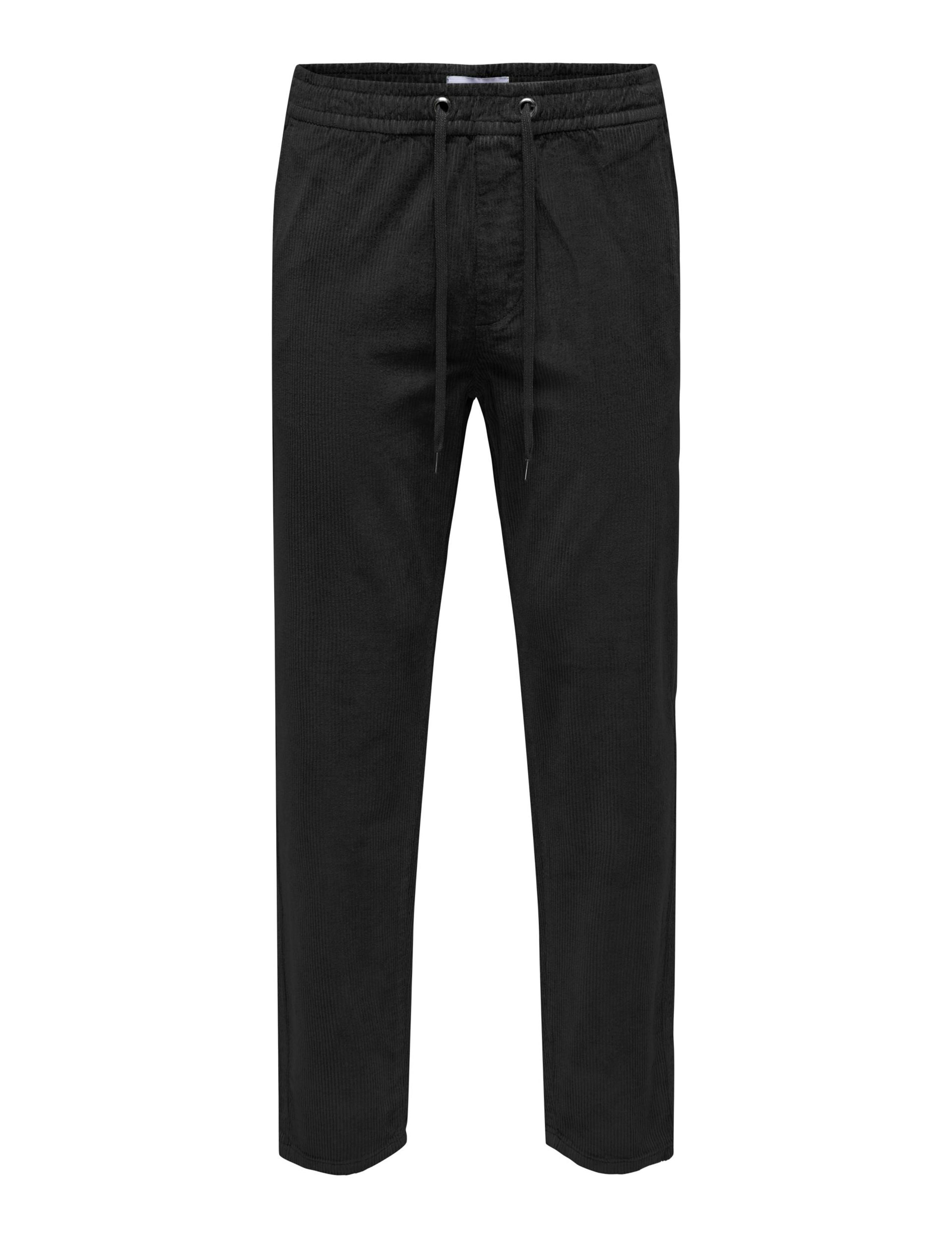 Tapered Fit Corduroy Elasticated Waist Trousers 2 of 5