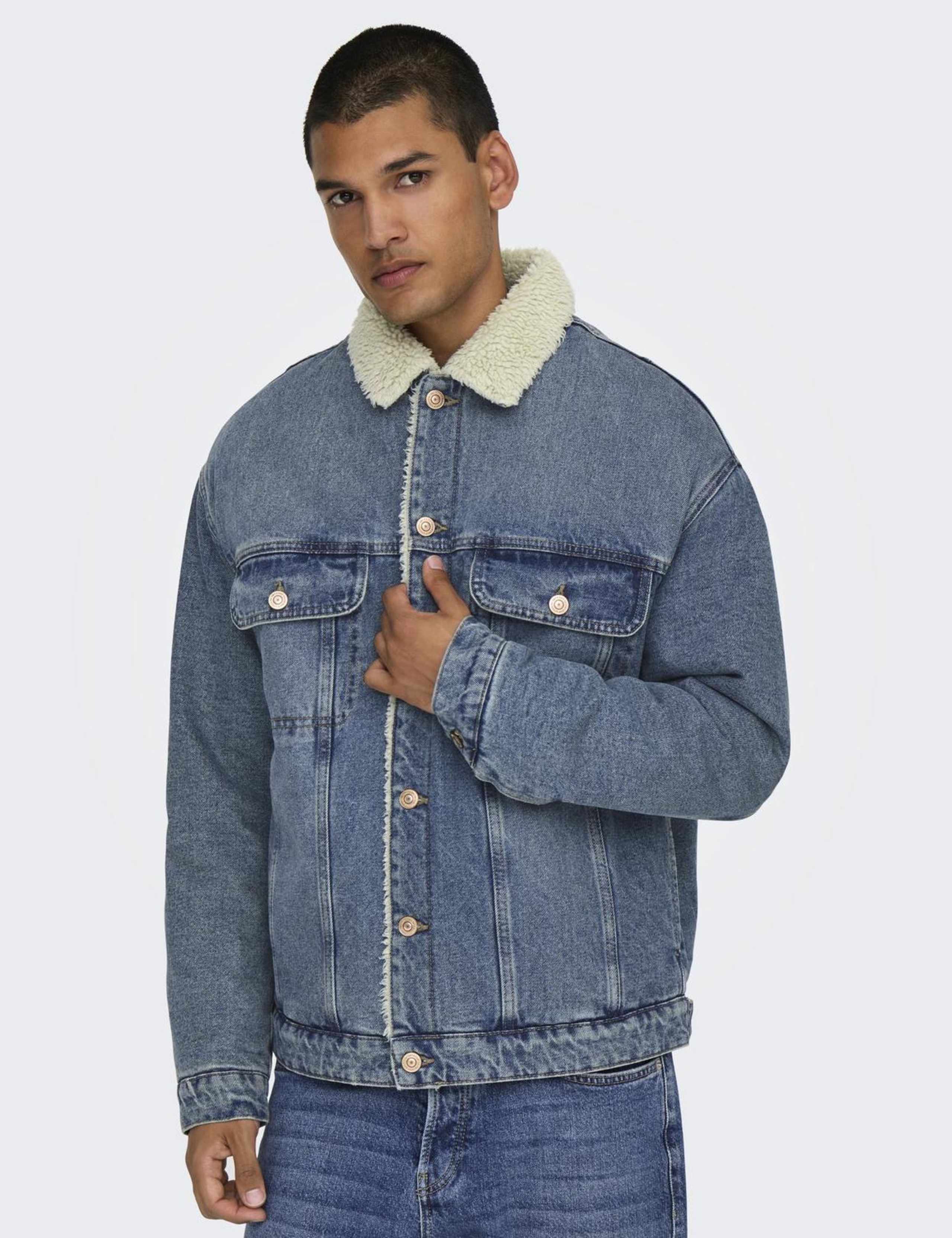 Pure Cotton Sherpa Lined Jacket 3 of 6