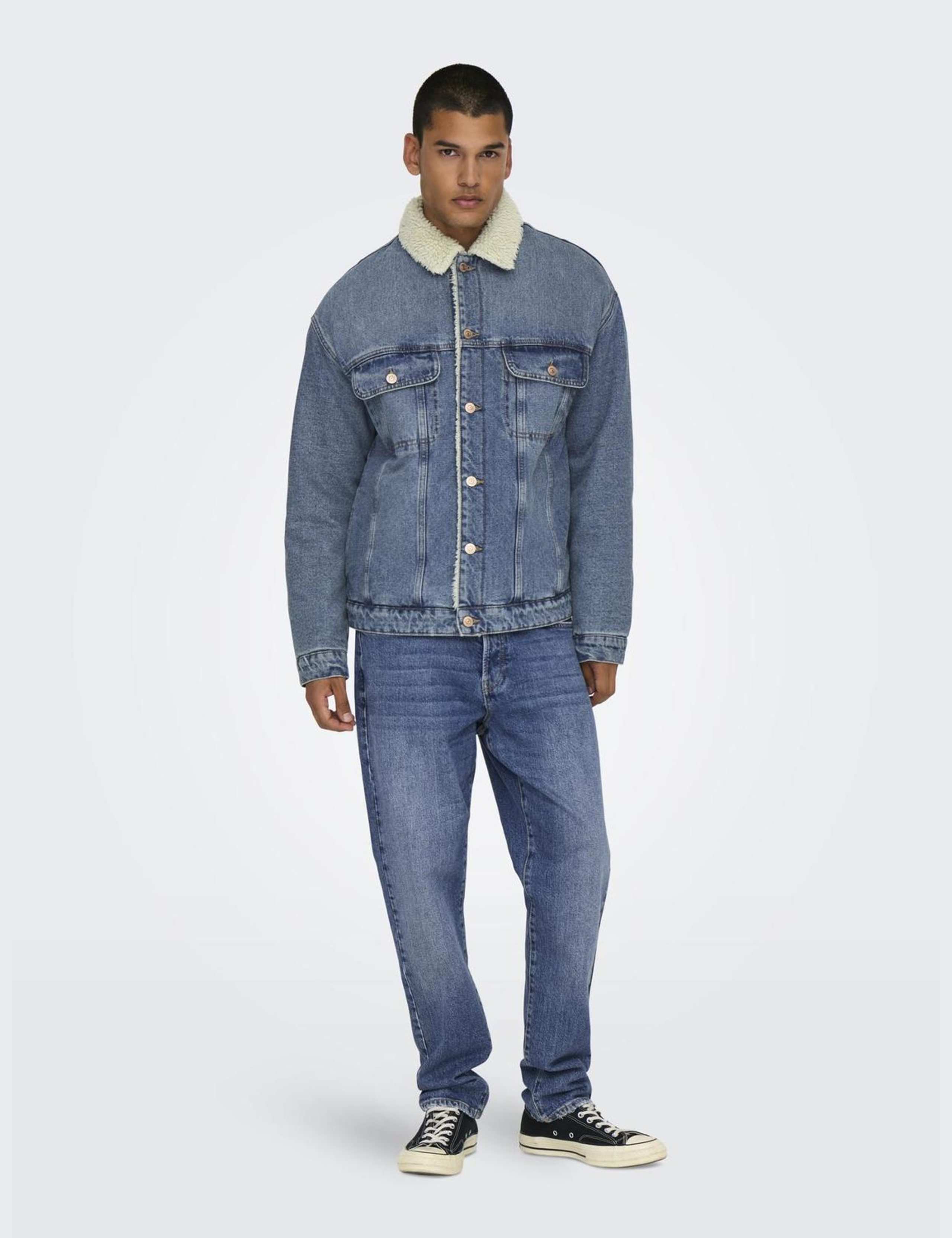 Pure Cotton Sherpa Lined Jacket 5 of 6