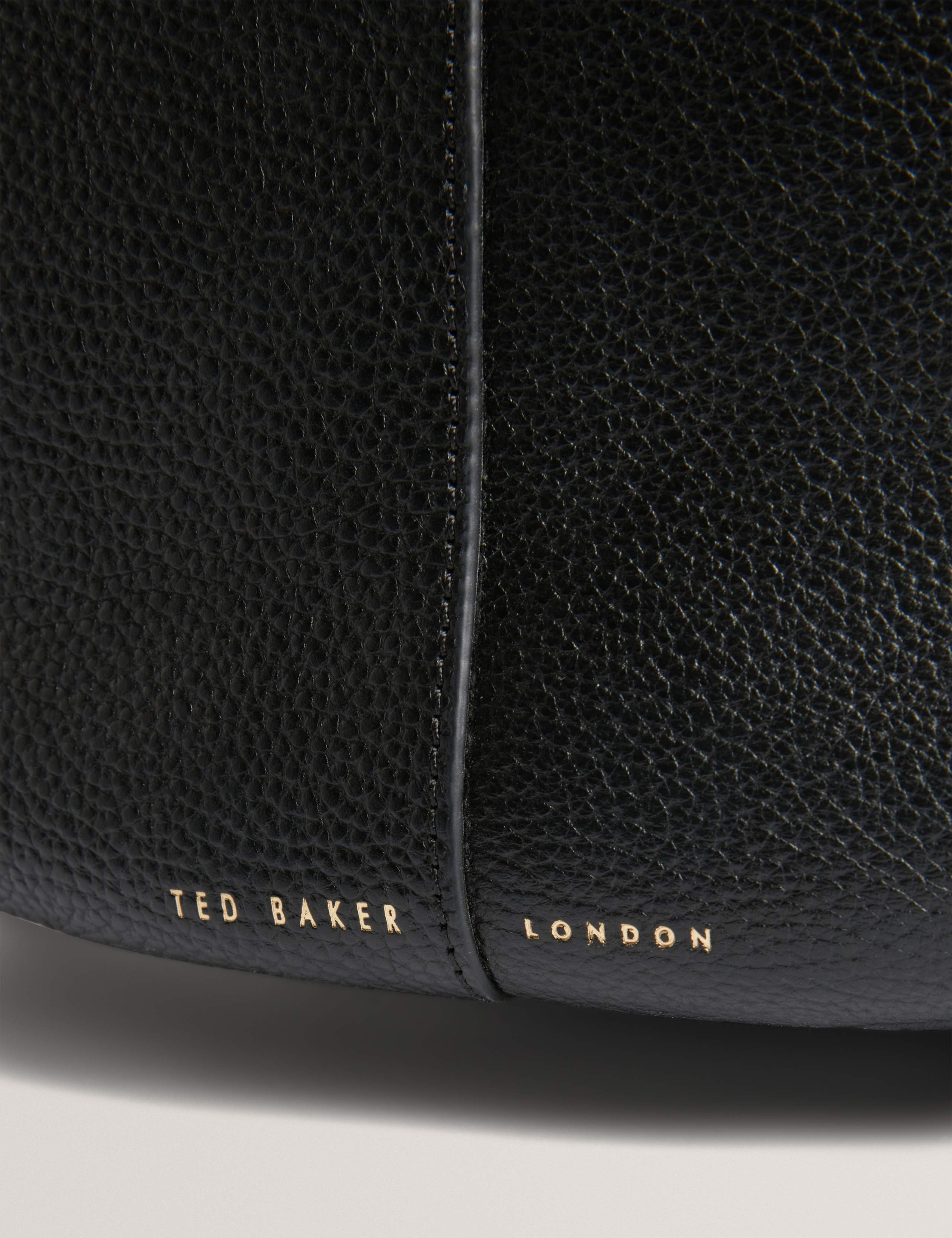 Leather Bar Detail Hobo Bag 5 of 5