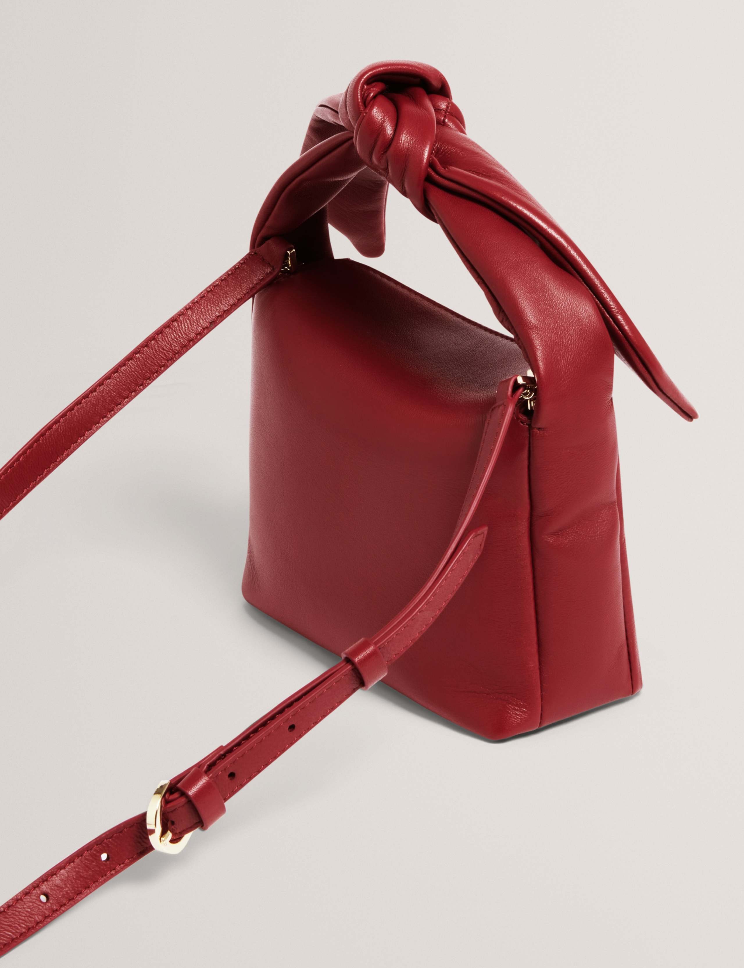 Leather Knotted Cross Body Bag 4 of 5