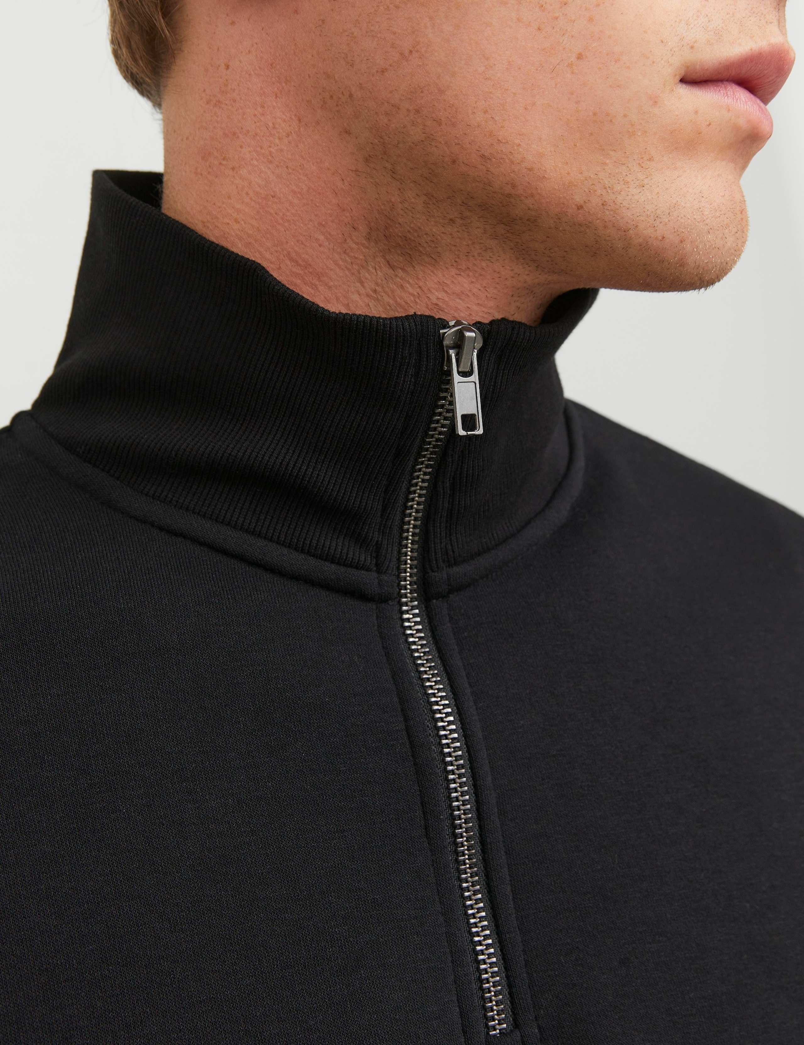Cotton Blend Half Zip Sweatshirt 6 of 6