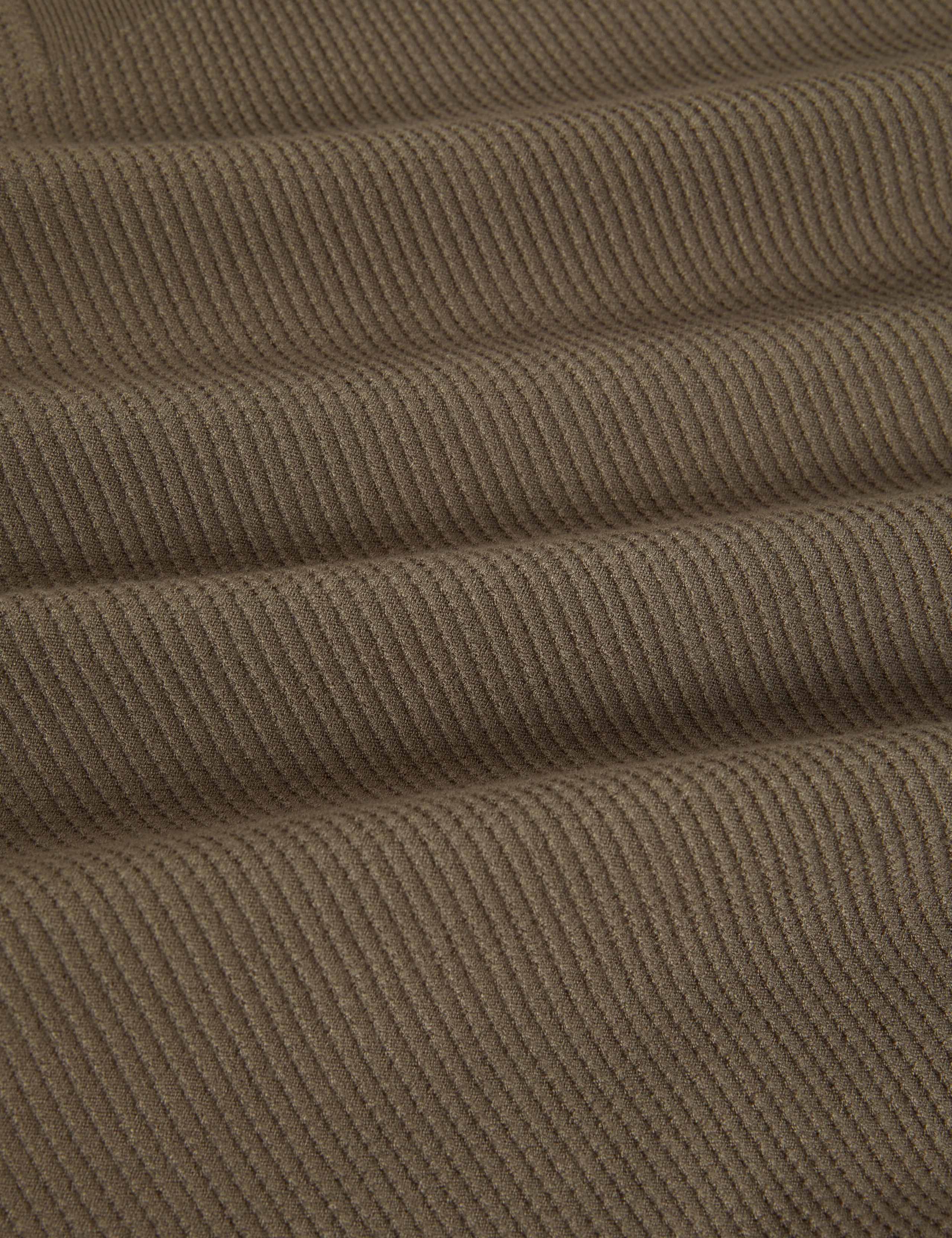Textured Open Neck Knitted Polo Shirt 6 of 6