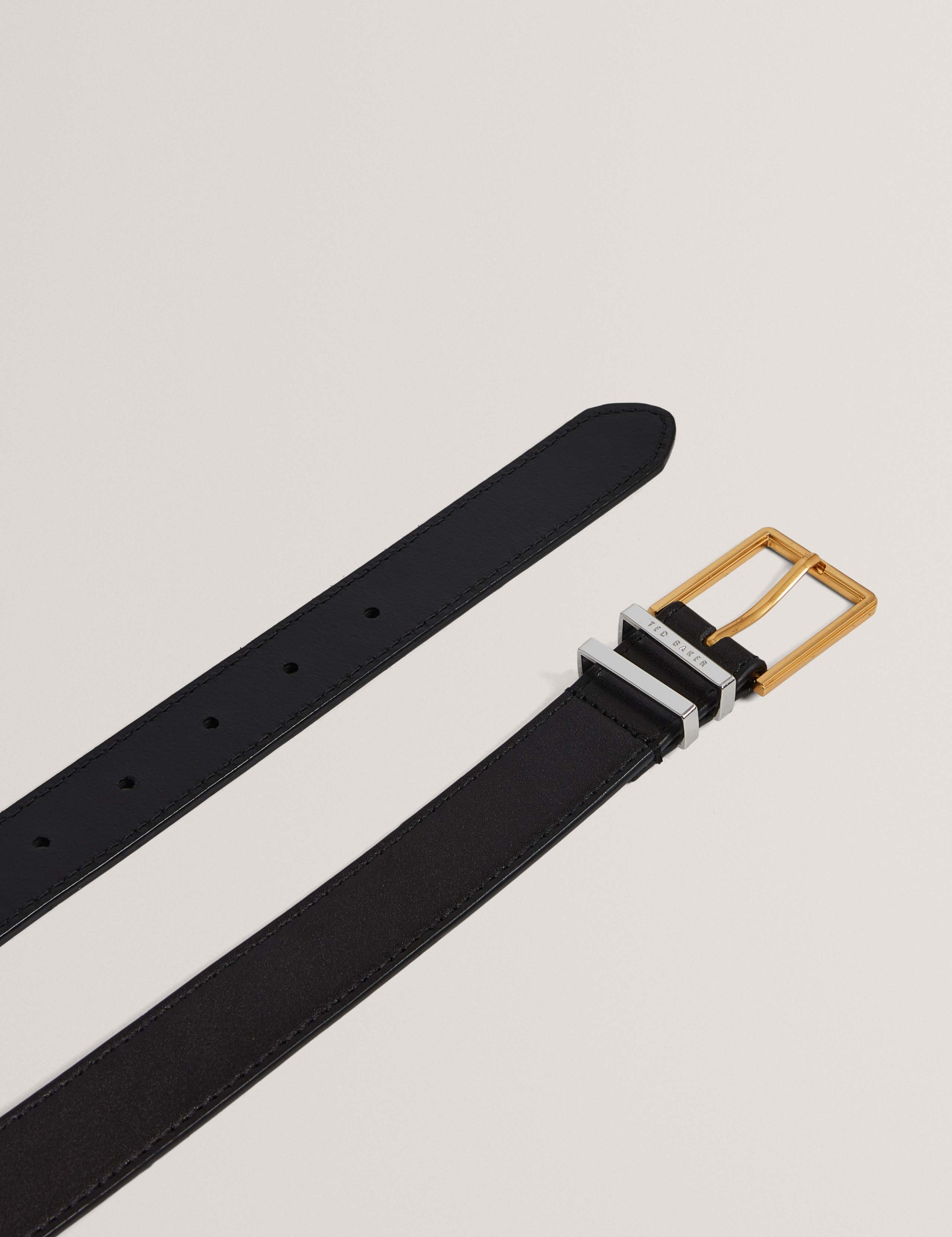 Leather Double Keeper Jeans Belt 2 of 3