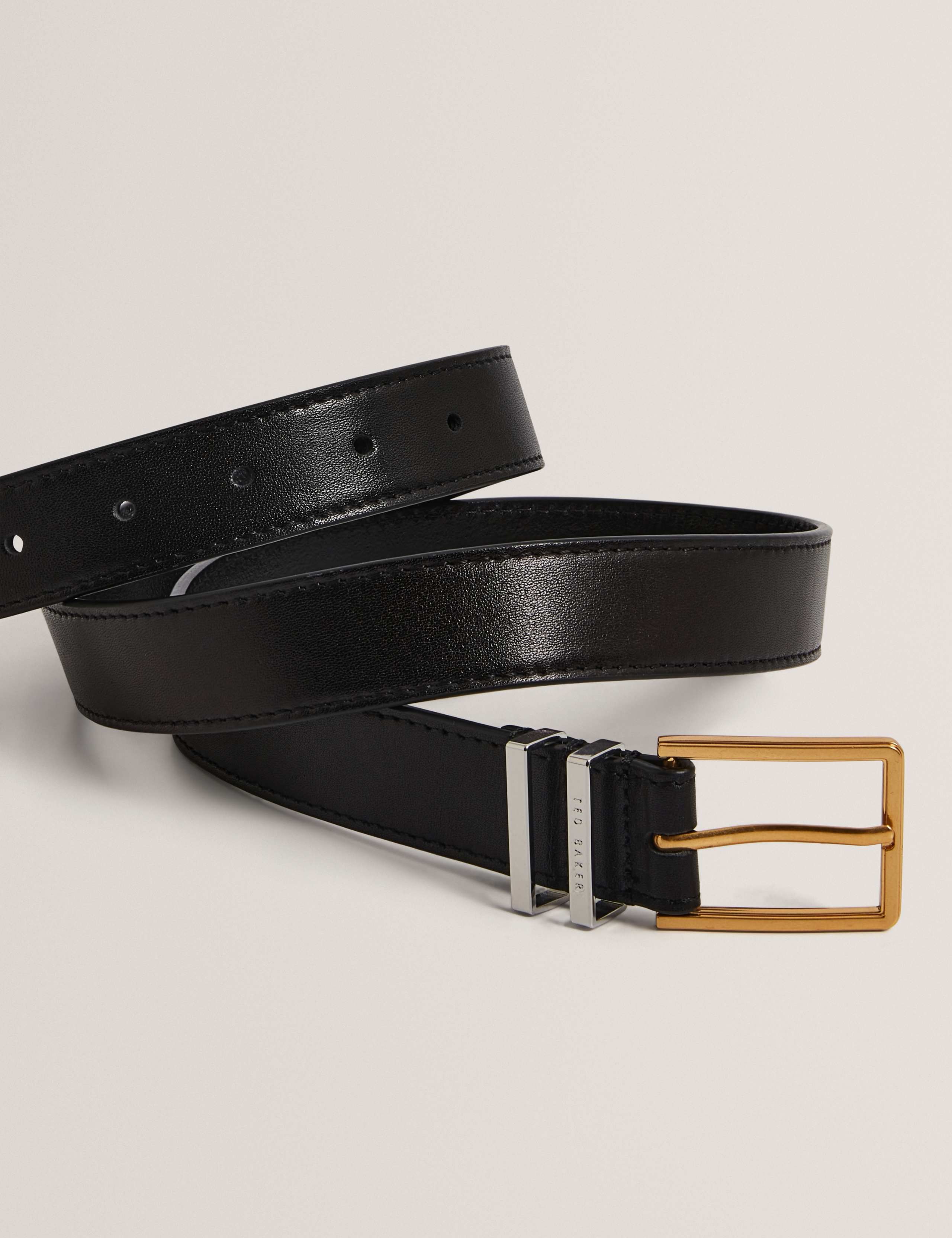 Leather Double Keeper Jeans Belt 3 of 3