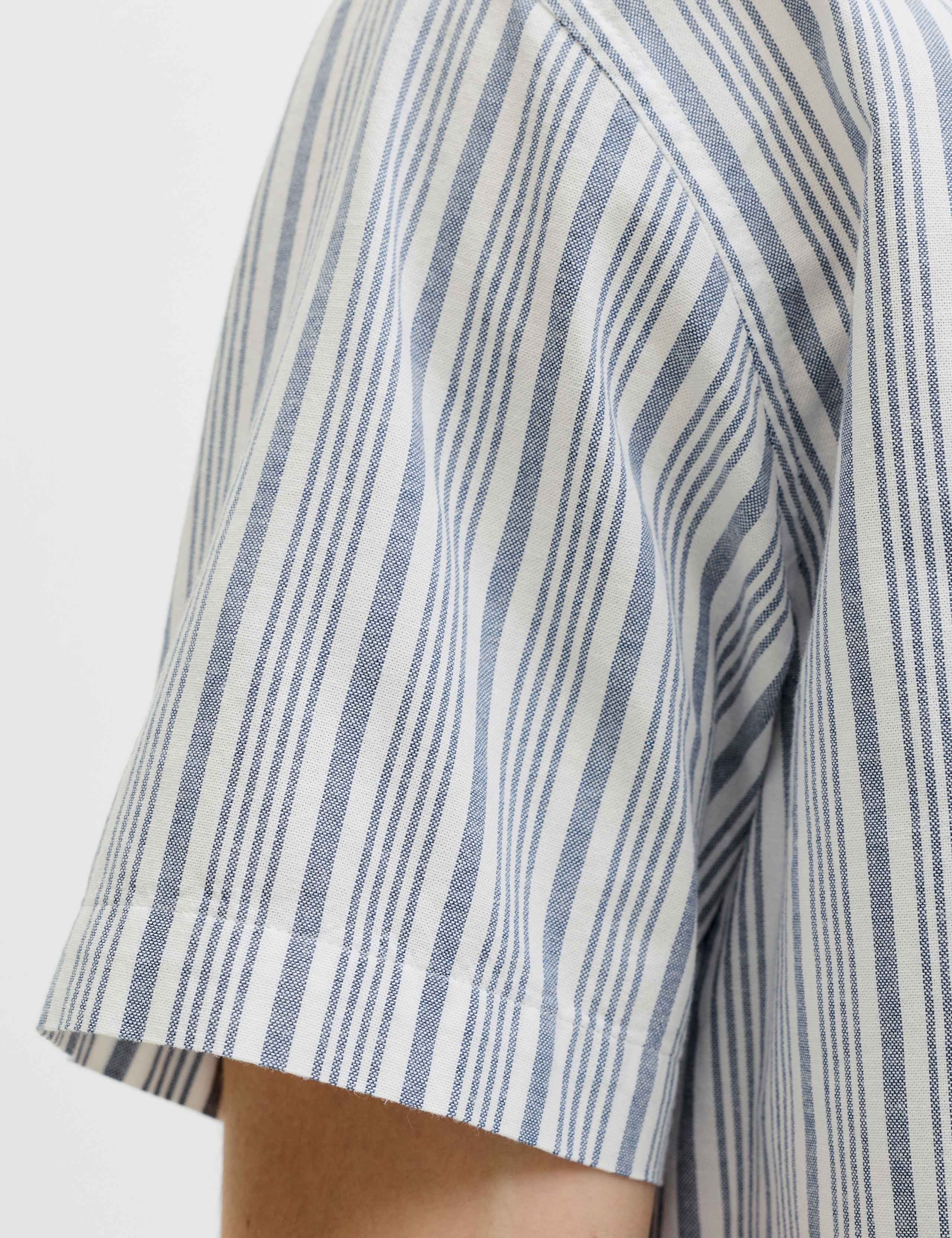 Pure Cotton Stripe Short Sleeve Shirt 6 of 6