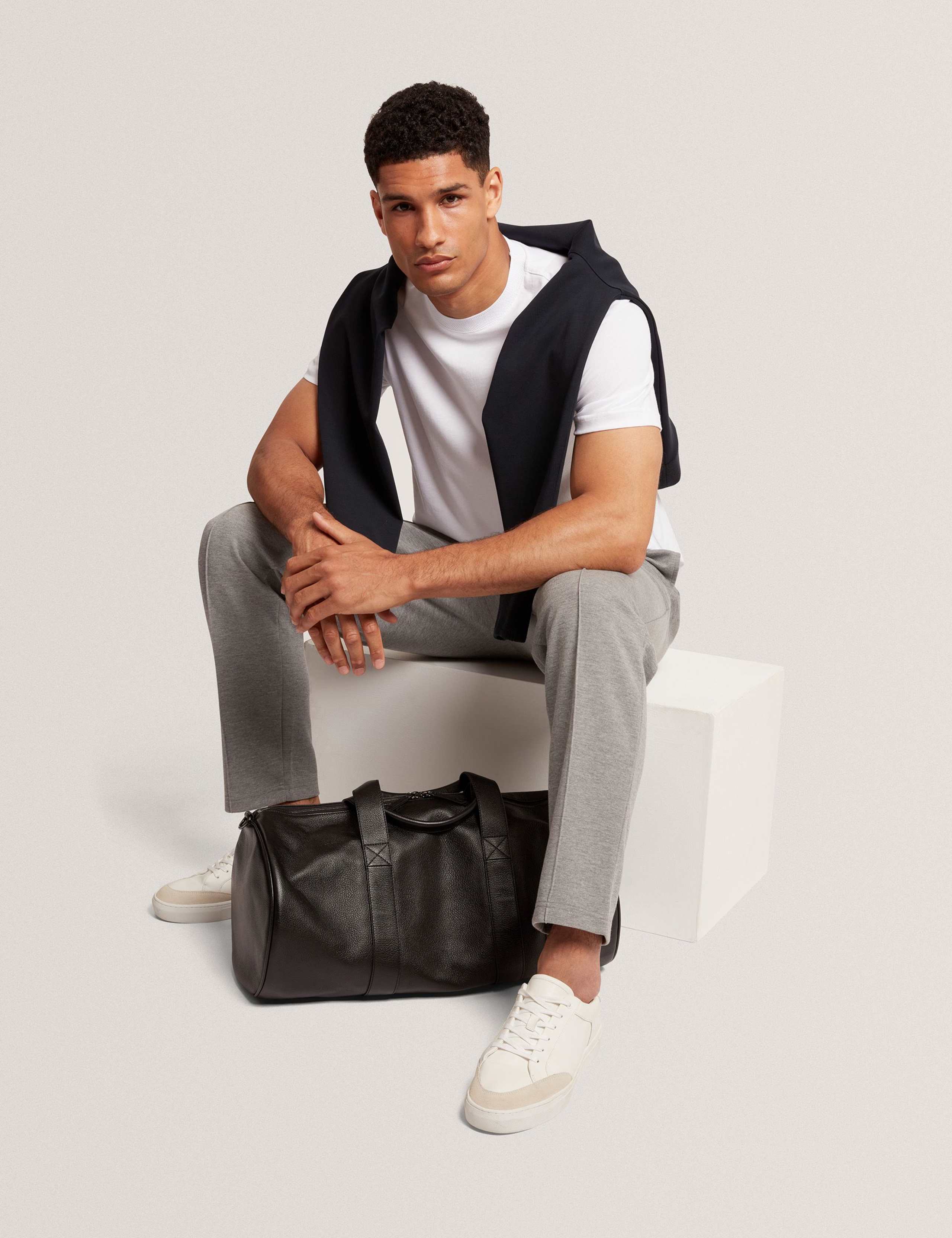 Pure Cotton Branded Honeycomb Trim T-Shirt 3 of 4